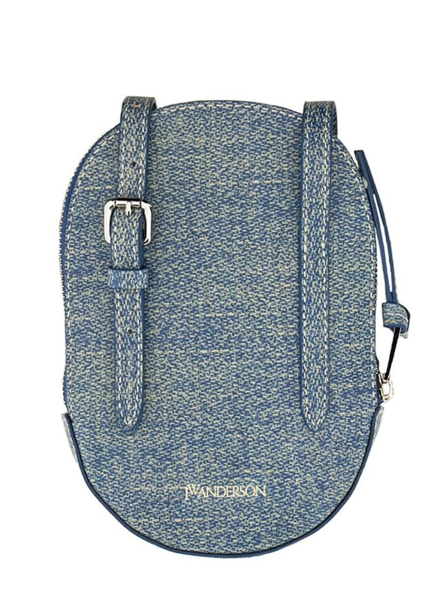 Jw Anderson Shoulder Bag Cap In Blue