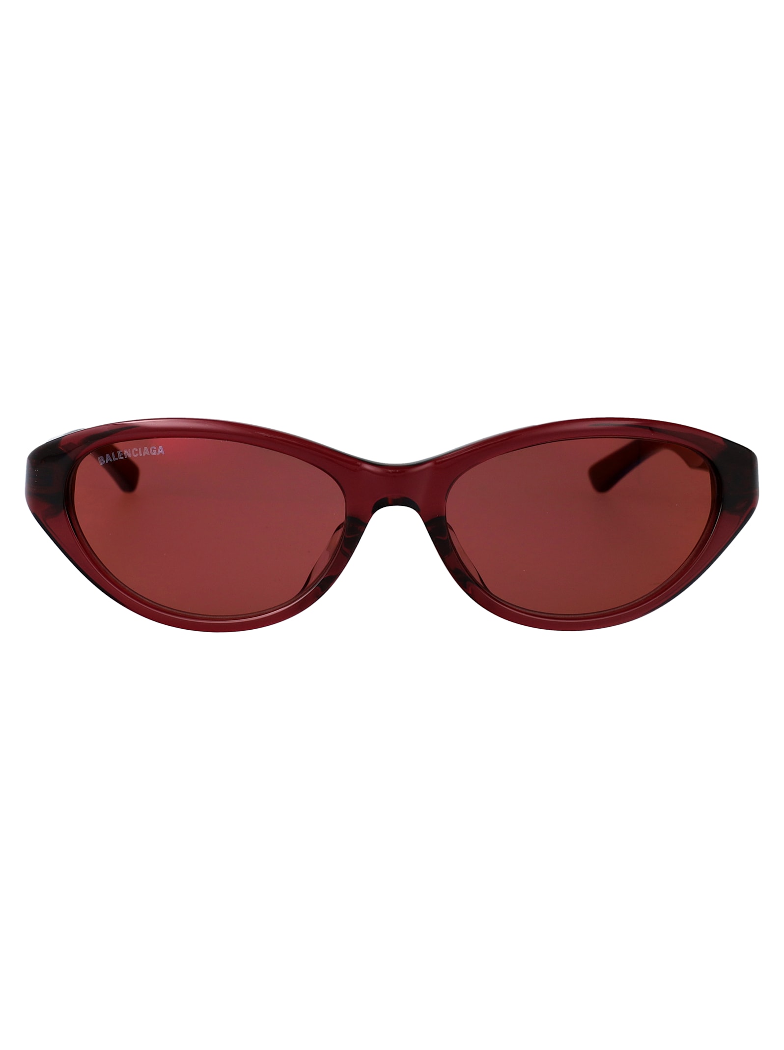 Balenciaga Bb0404sk Sunglasses In Burgundy-burgundy-red