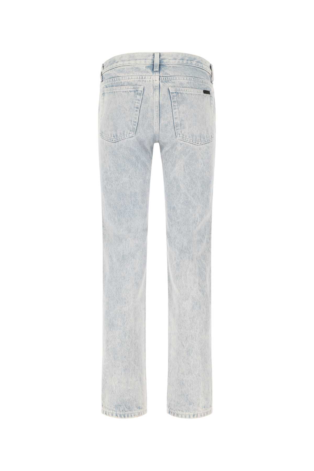 Shop Saint Laurent Denim Jeans In 4471