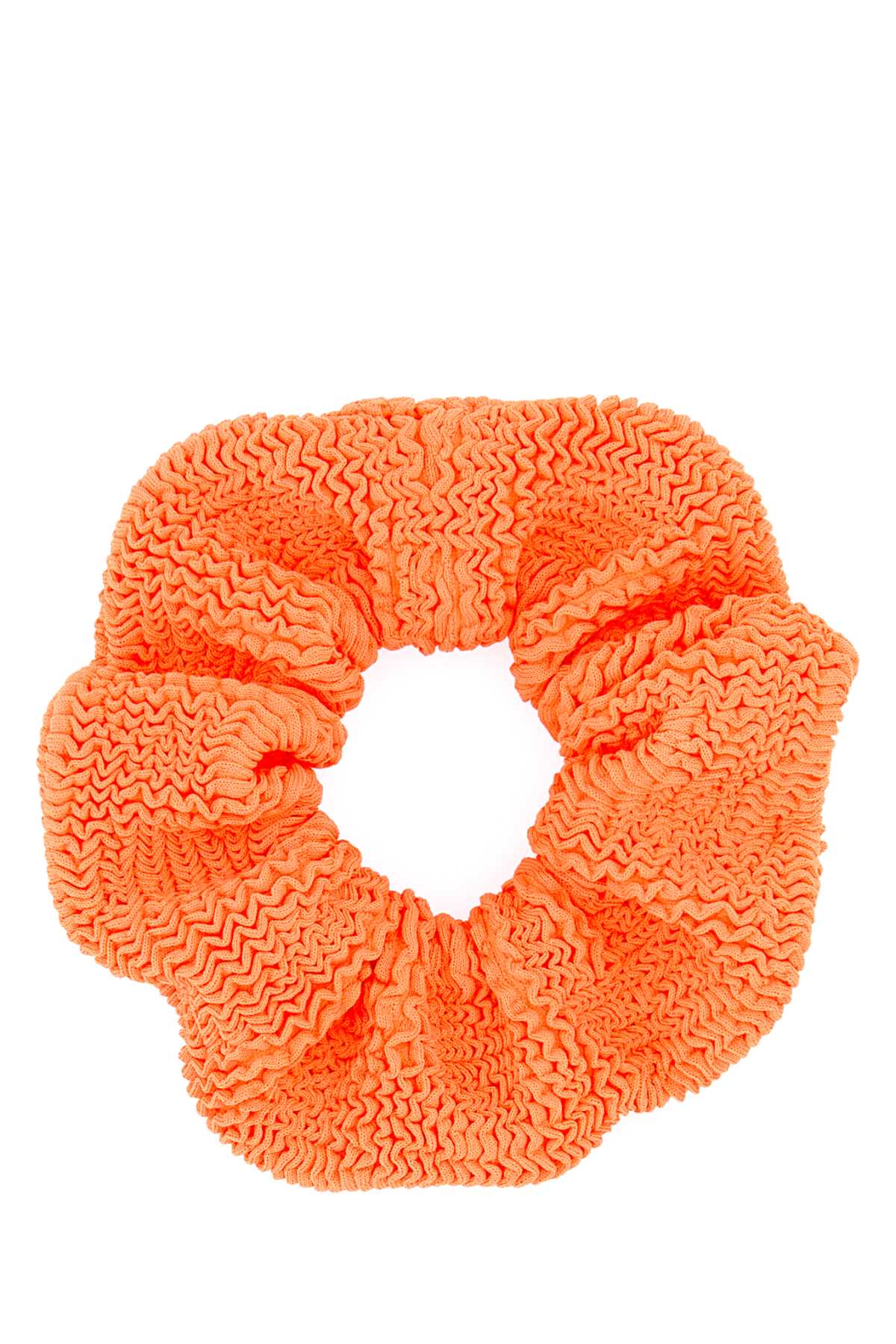 Orange Fabric Scrunchie