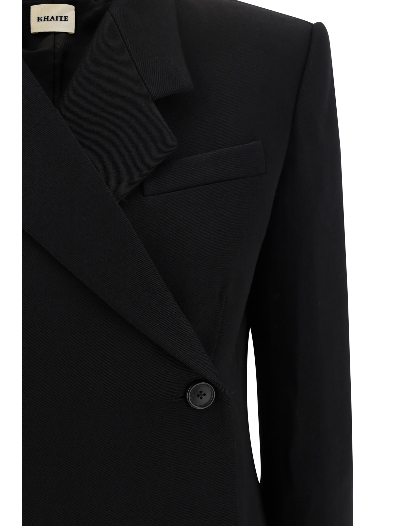 Shop Khaite Kento Coat In Black