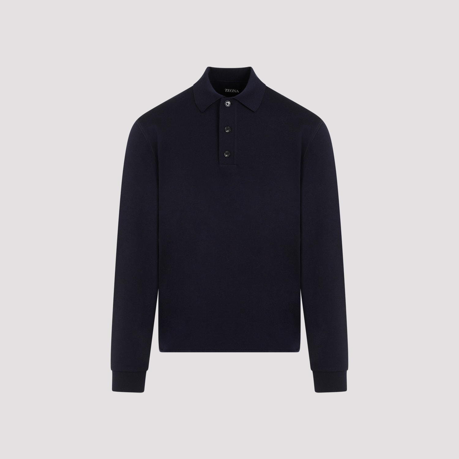 Shop Zegna High Performance Polo In Blue Navy Unito