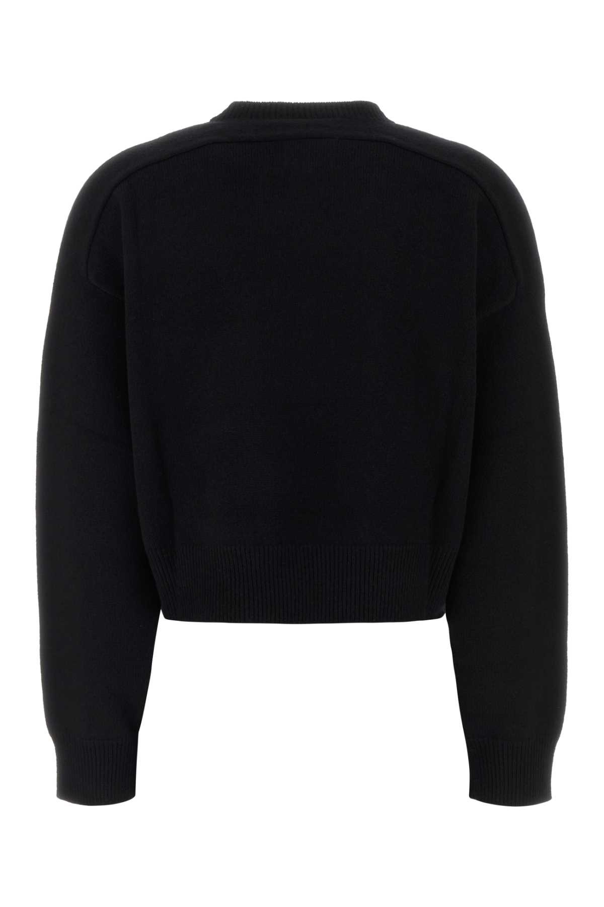 Loulou Studio Black Cashmere Anzor Oversize Sweater In Black