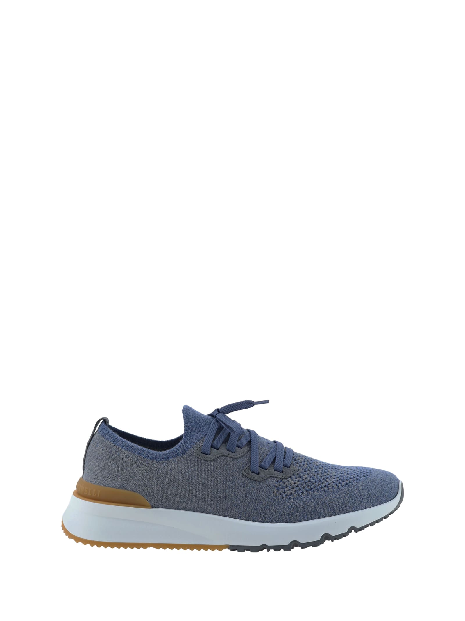 Shop Brunello Cucinelli Sneakers In Blue