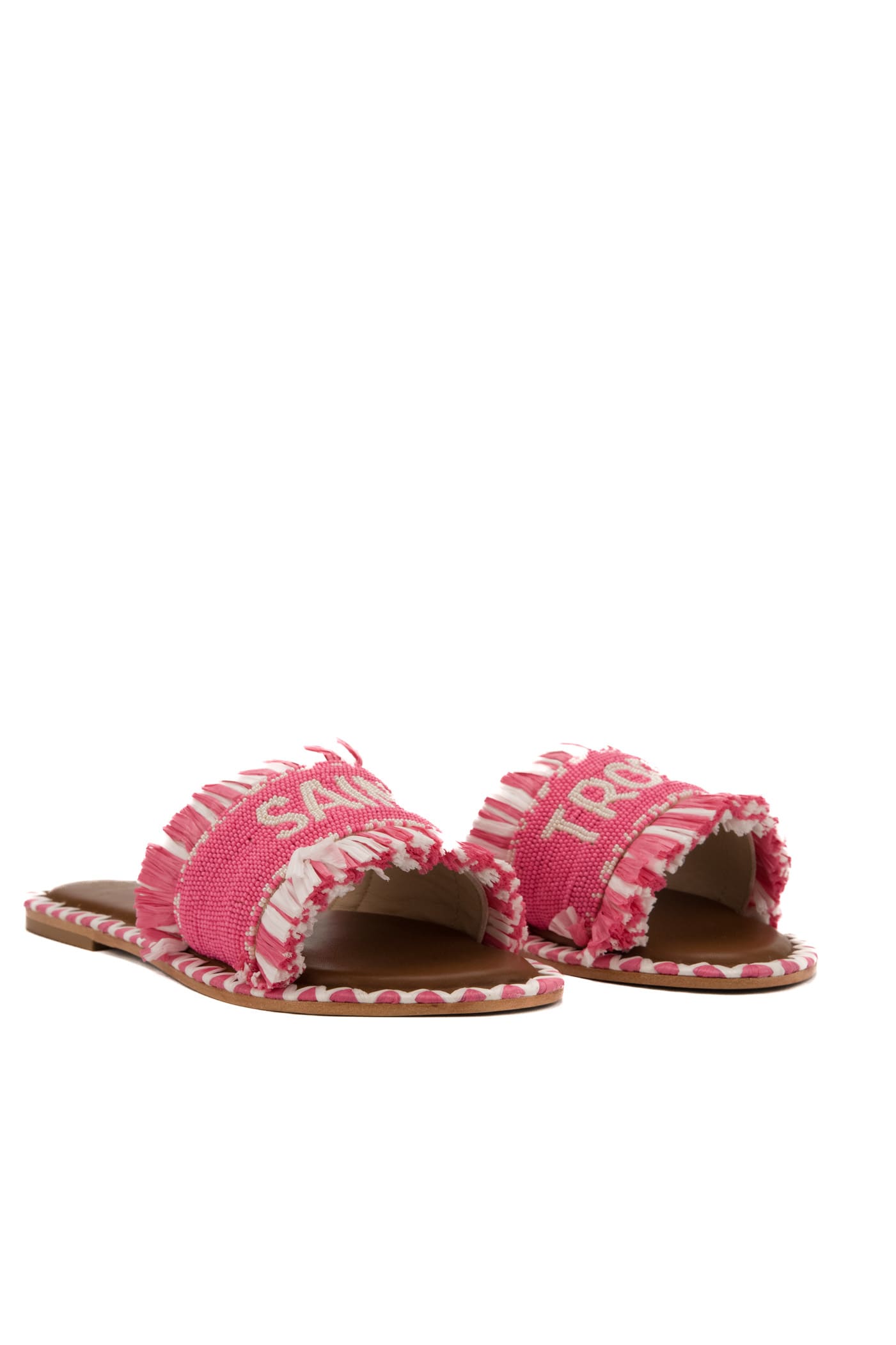Shop De Siena Saint Tropez Pink Sandals