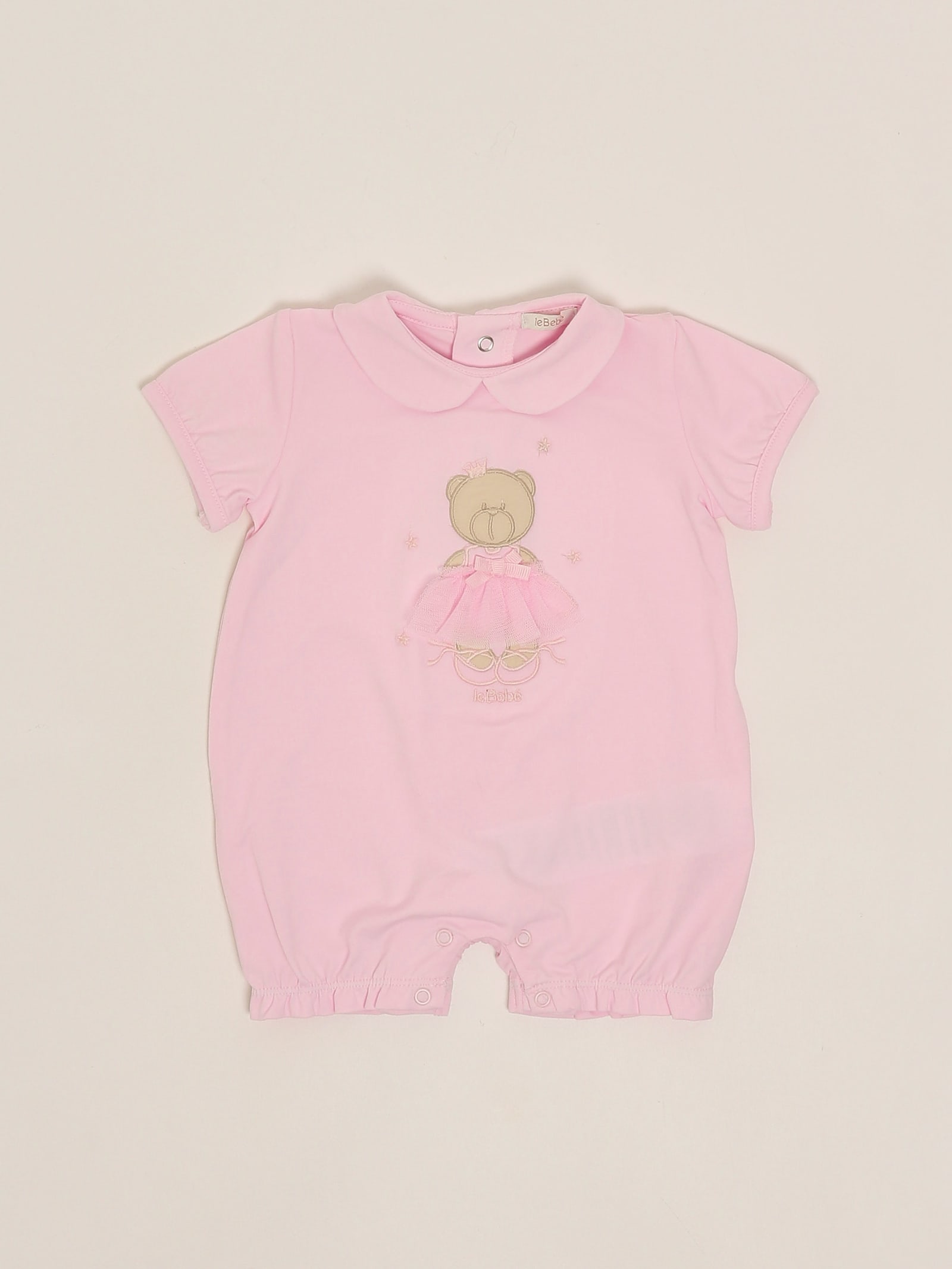 Lebebé Romper Jump Suit In Pink