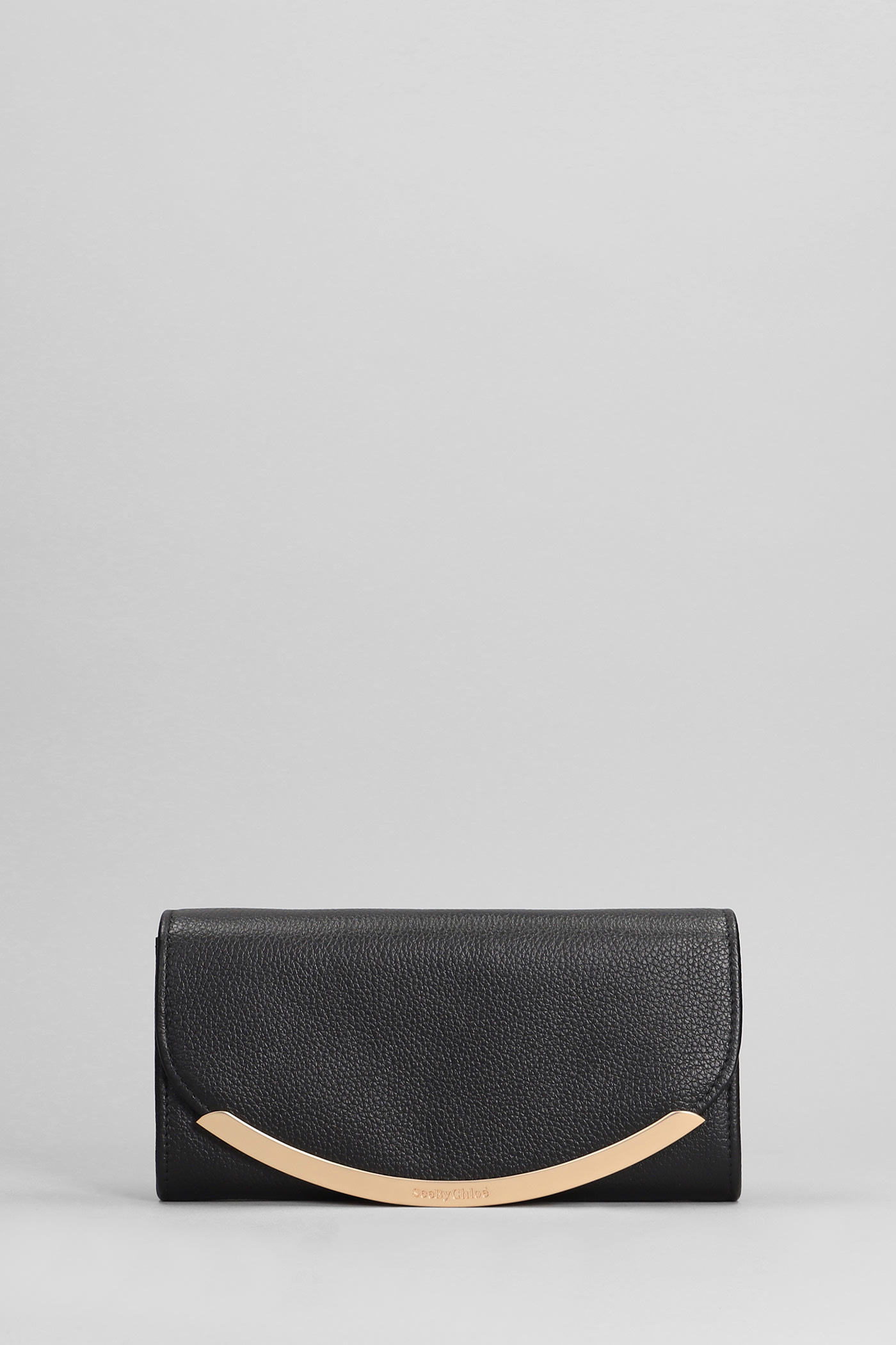 Shop See By Chloé Lizzie Wallet In Black Leather