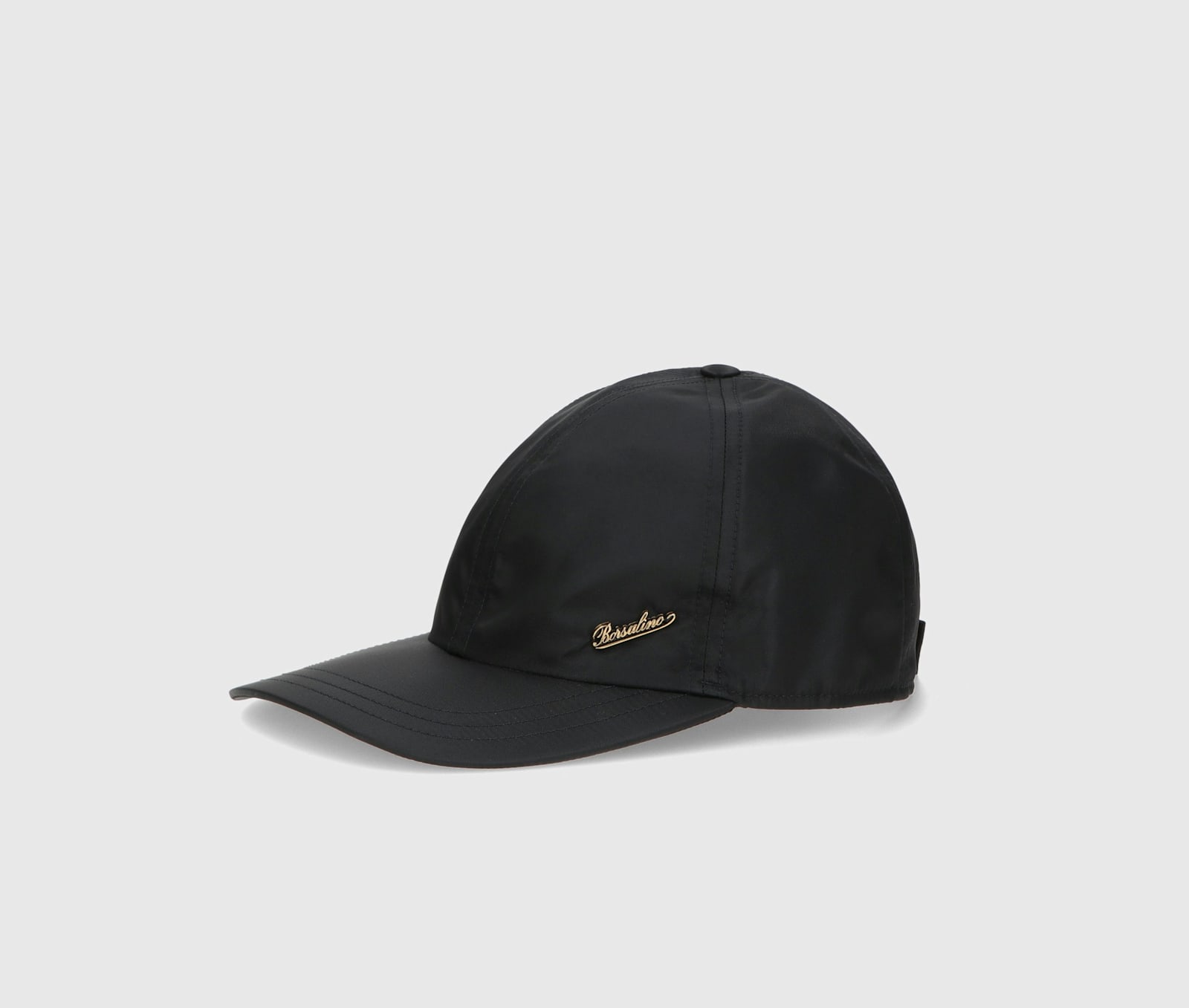 Borsalino Rain Baseball Cap In Black