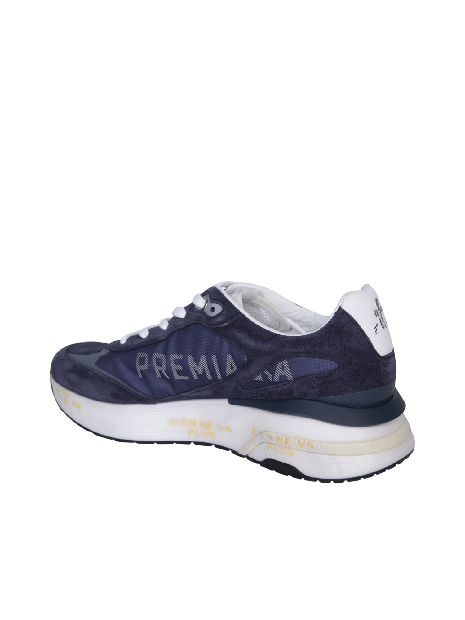 Shop Premiata Moerun Blue Sneakers