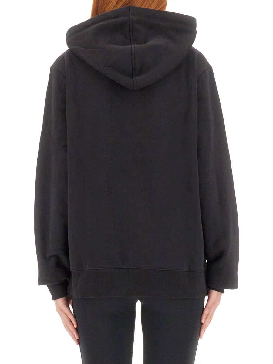 Shop Michael Kors Oversize Fit Sweatshirt In Black