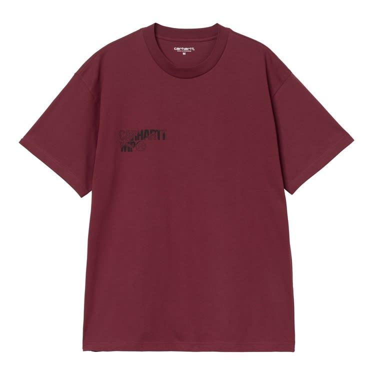 Shop Carhartt S/s Jalou C T-shirt In Cpxx Malbec Black