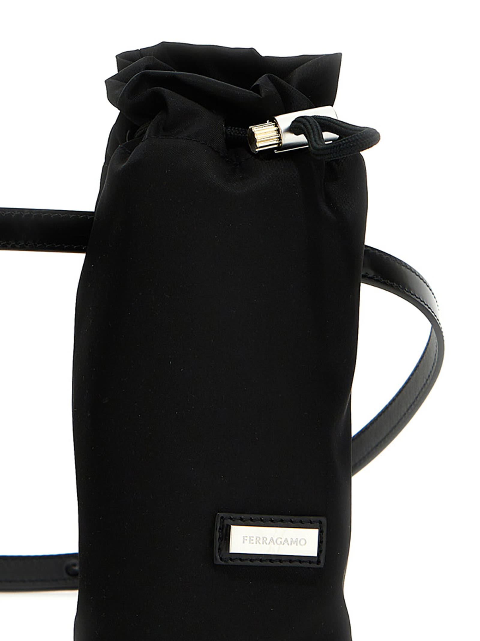 Shop Ferragamo Mulkeocket Belt Bag In Black