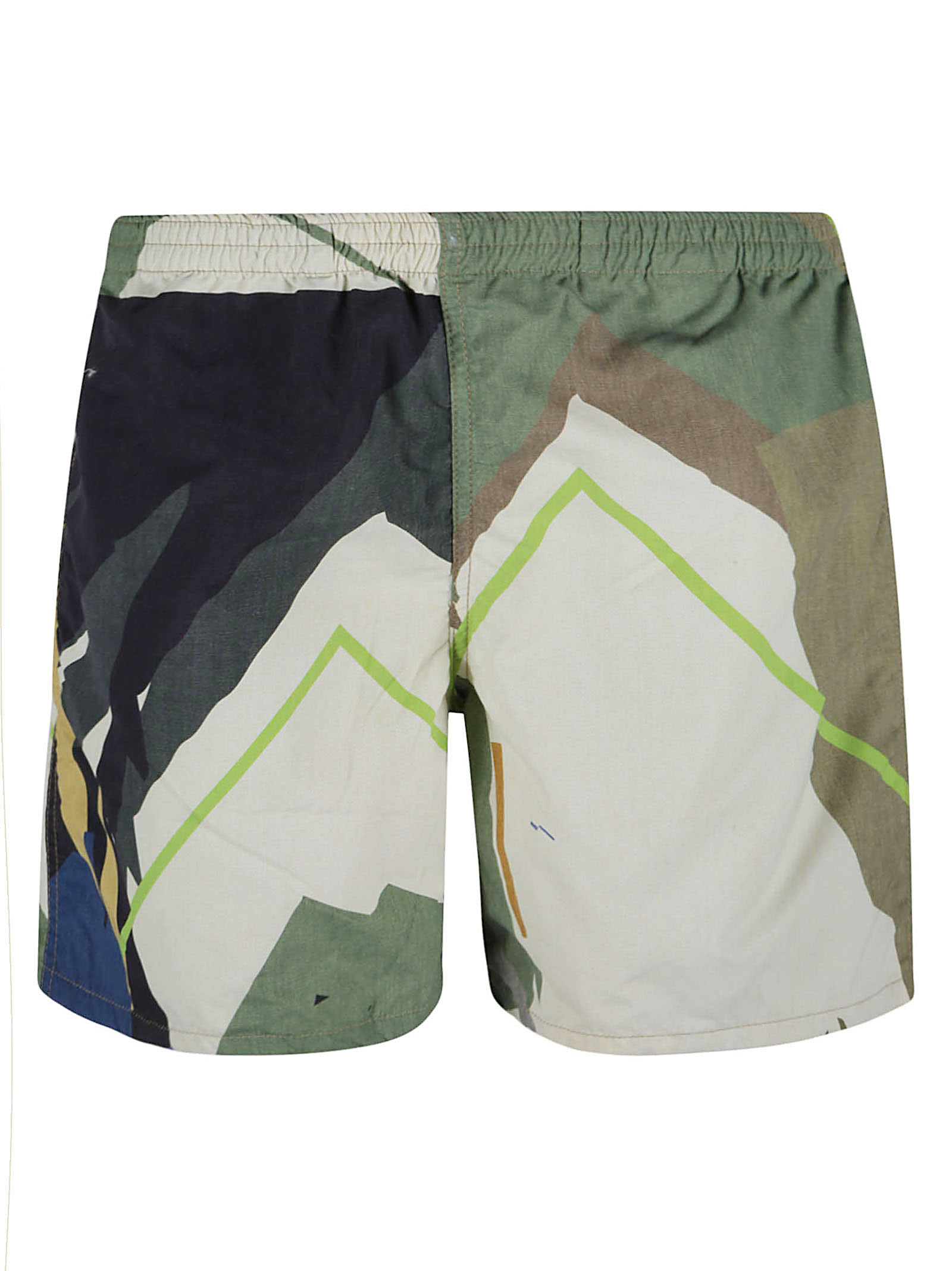 Shop Paura Multi Print Shorts In Multicolor