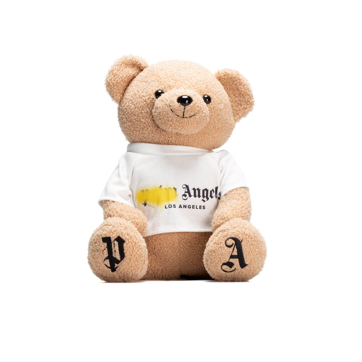 Palm Angels La Sprayed Logo Tee Teddy Bear