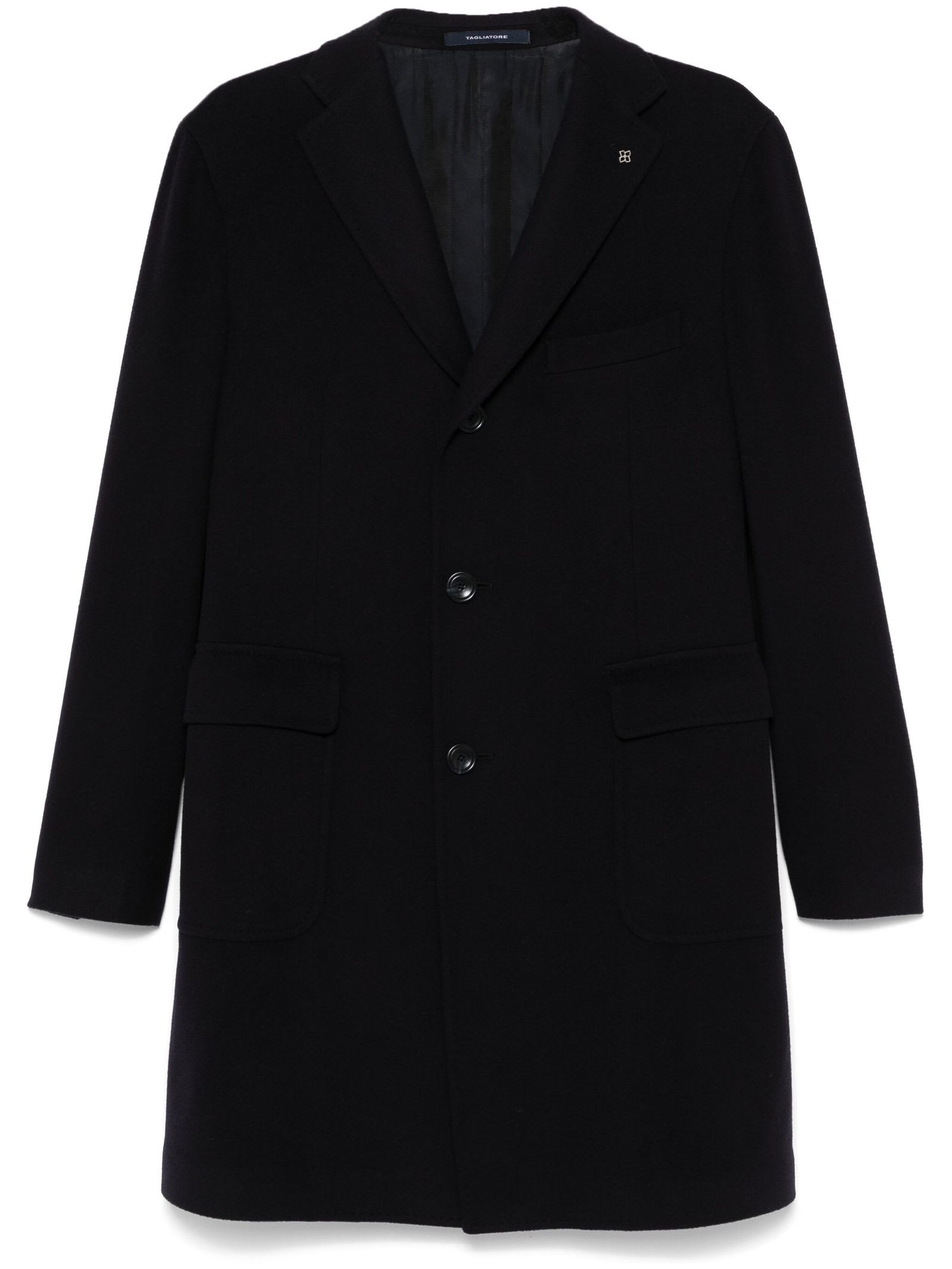 Shop Tagliatore Coats Blue