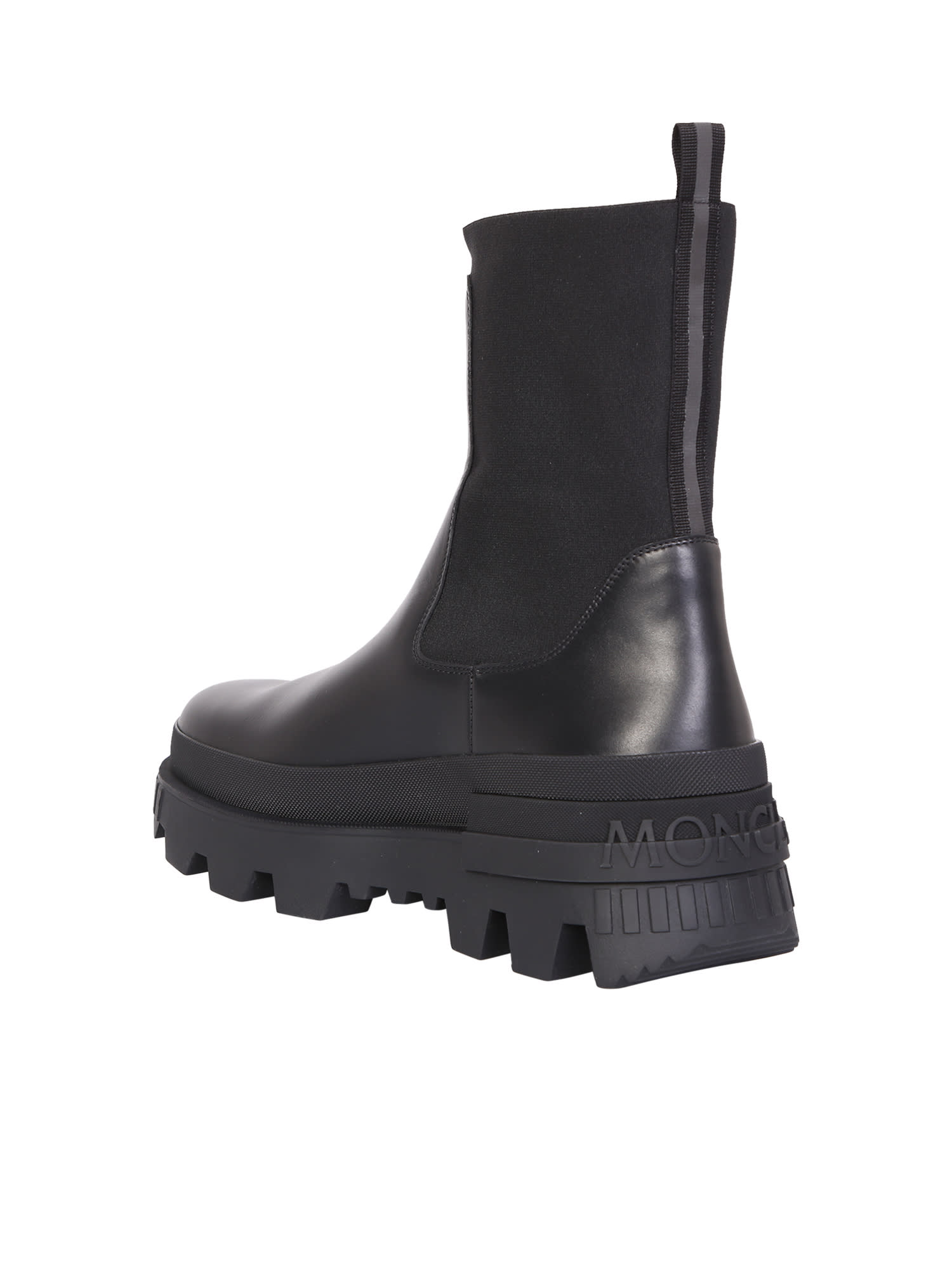 Shop Moncler Neue Chelsea Boots In Black