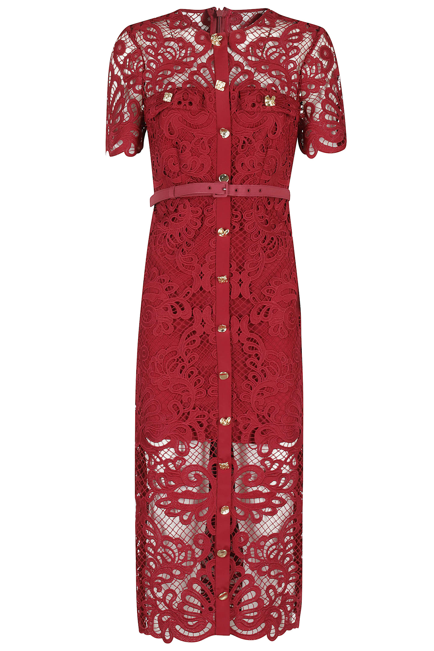 Button Midi Dress