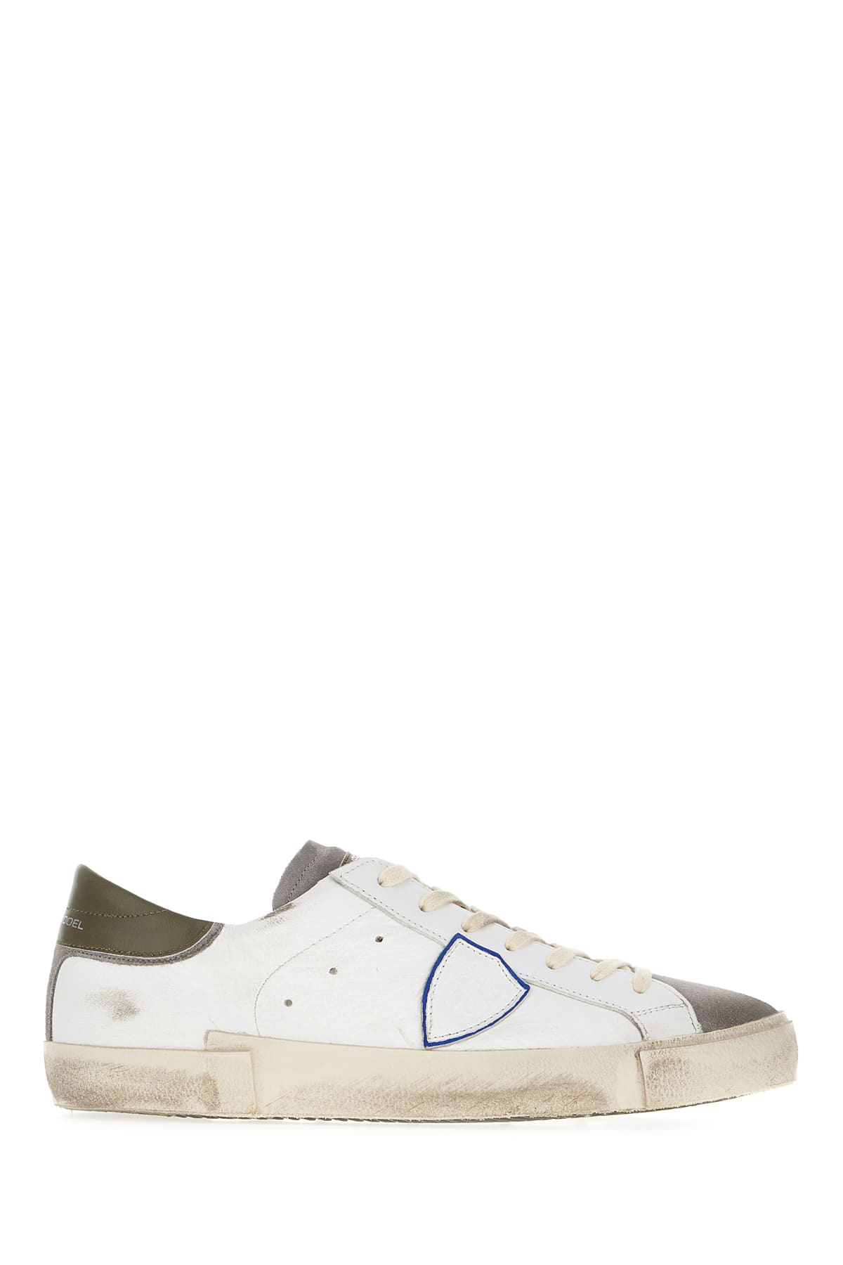 Philippe Model Multicolor Suede And Leather Prsx Low Sneakers In Wx37