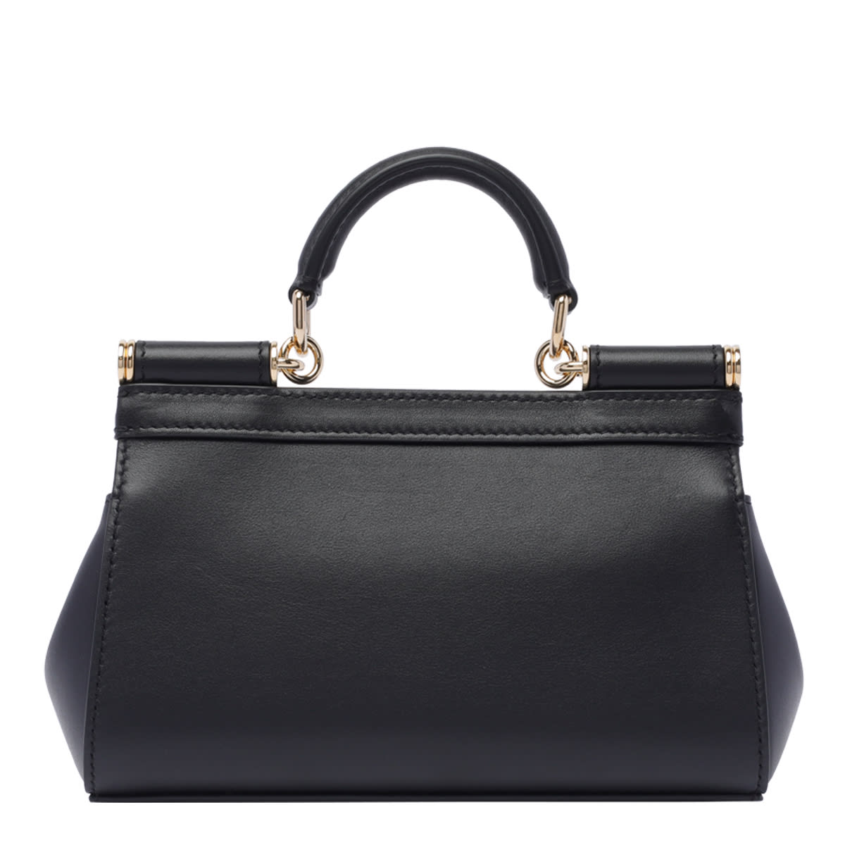 Shop Dolce & Gabbana Small Sicily Handbag In Black