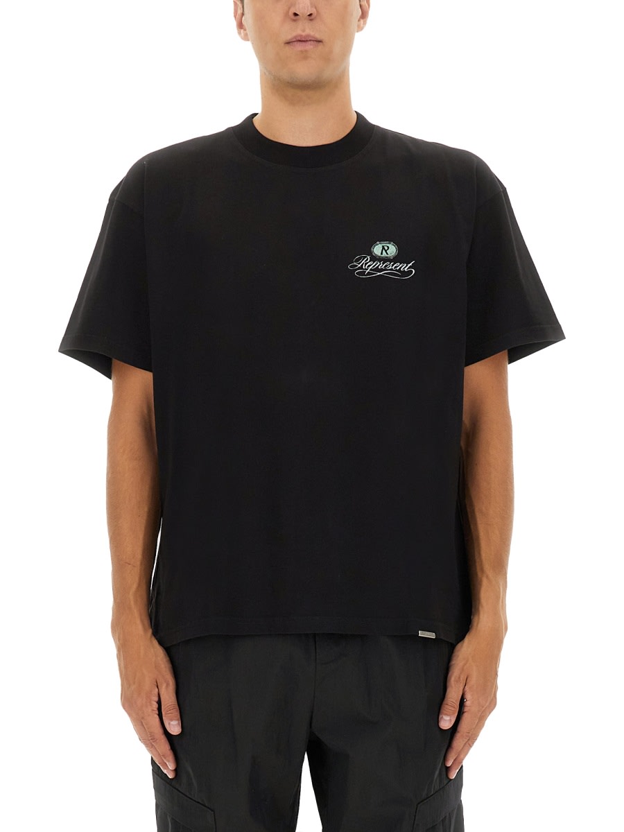 Represent "grand Vintage" T-shirt In Black