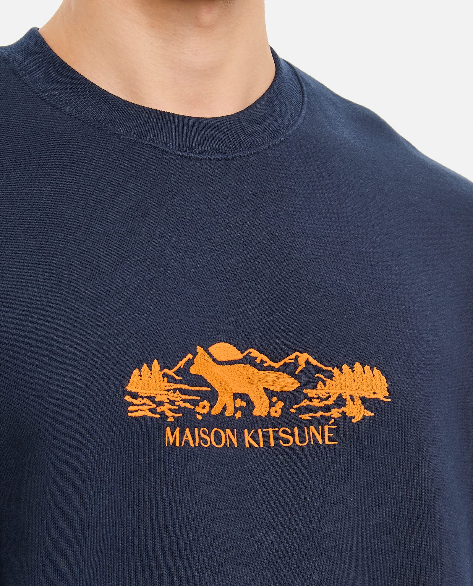 MAISON KITSUNÉ OUTDOOR PROFILE FOX COMFORT SWEATSHIRT 