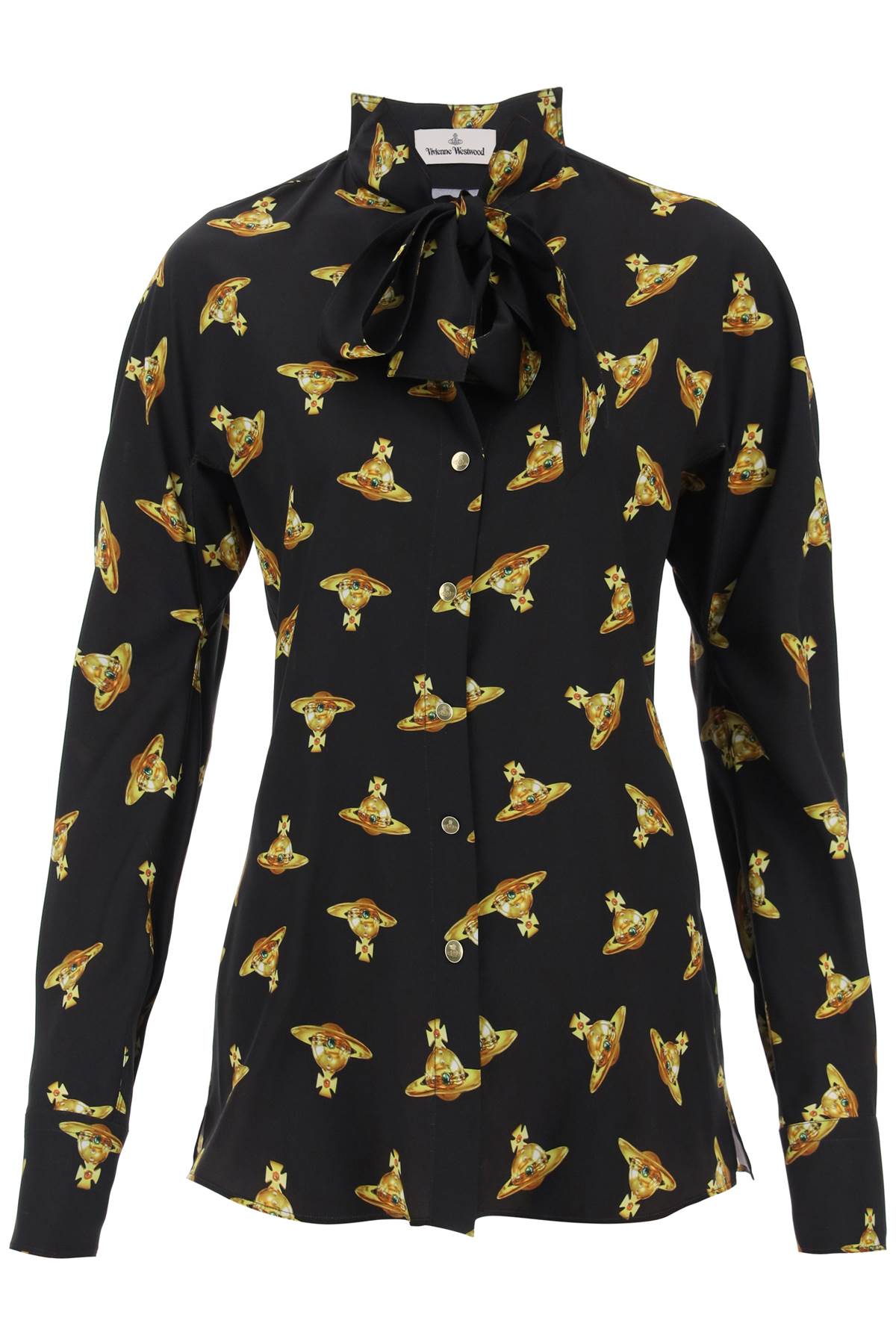 VIVIENNE WESTWOOD SHIRT WITH ORB PRINT ALL-OVER