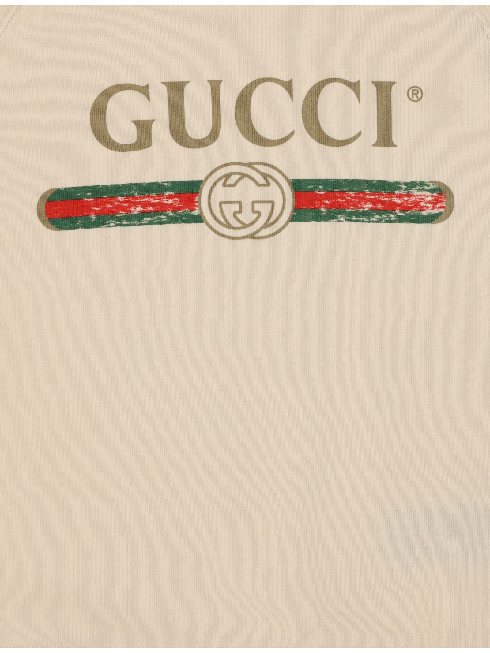 Shop Gucci Hoodie For Boy In White