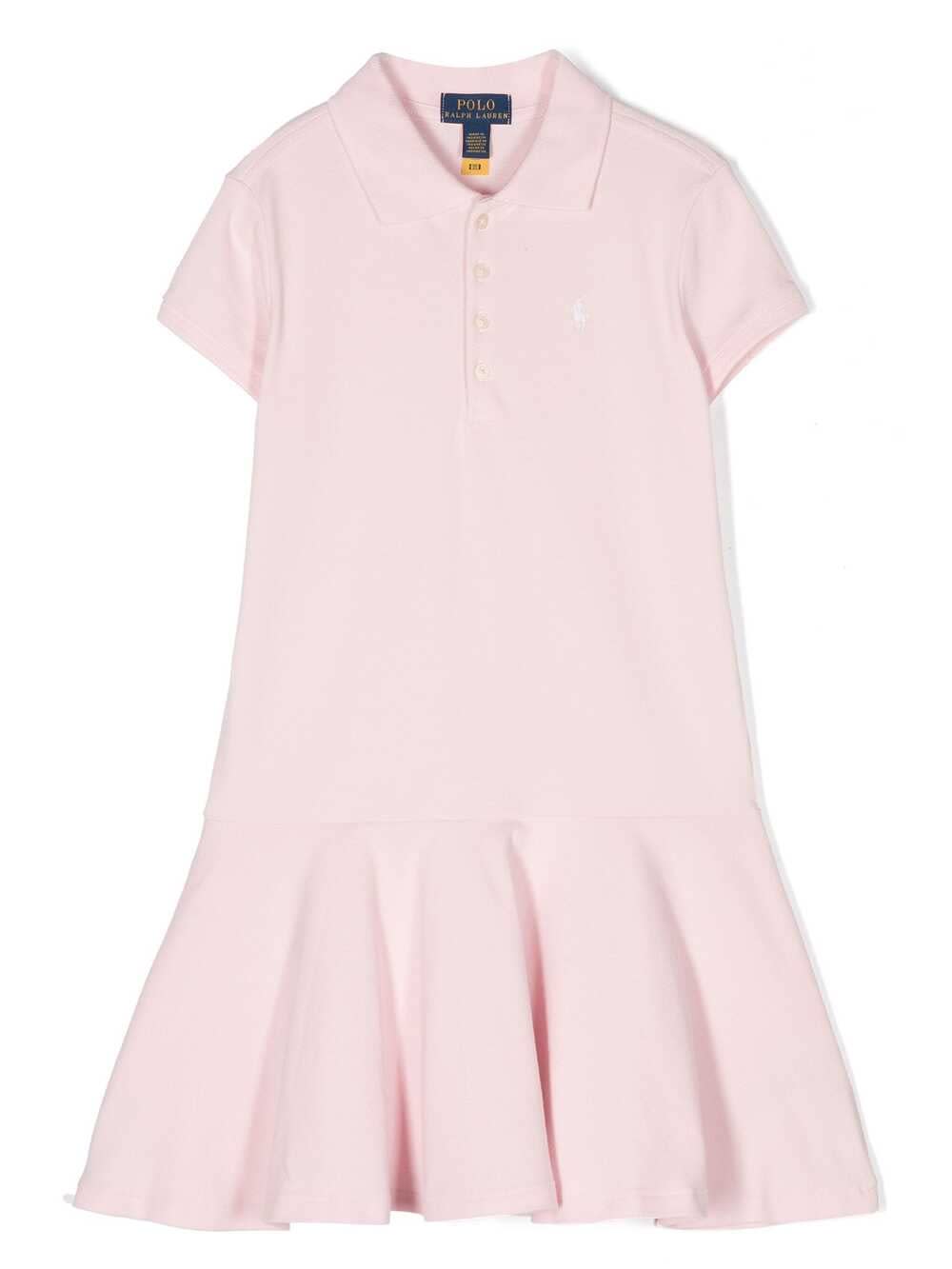 Shop Ralph Lauren Pink Polo Style Dress