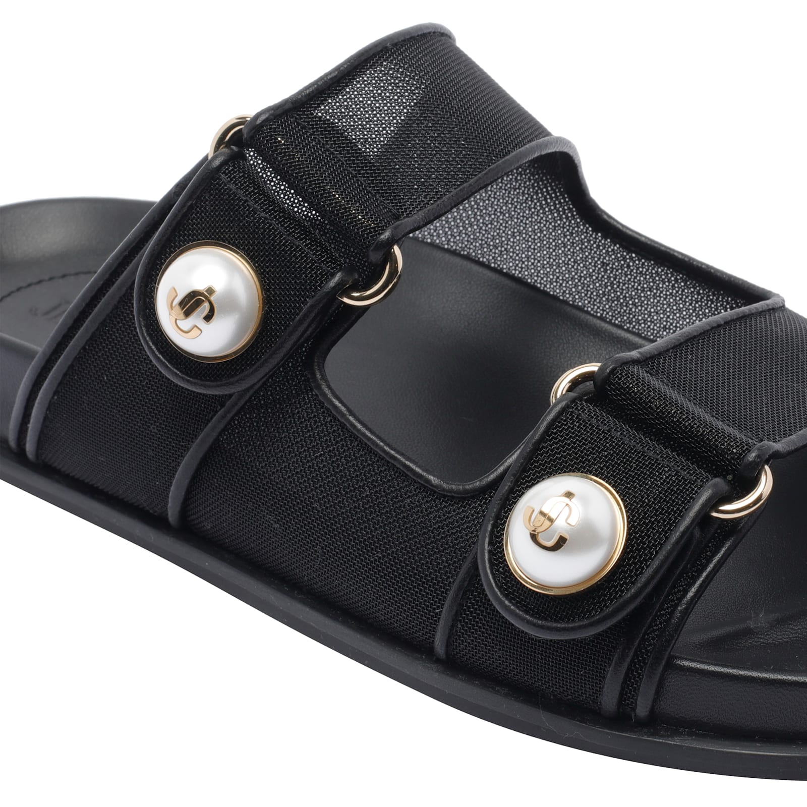 Jimmy Choo Fayence Sandals In Black