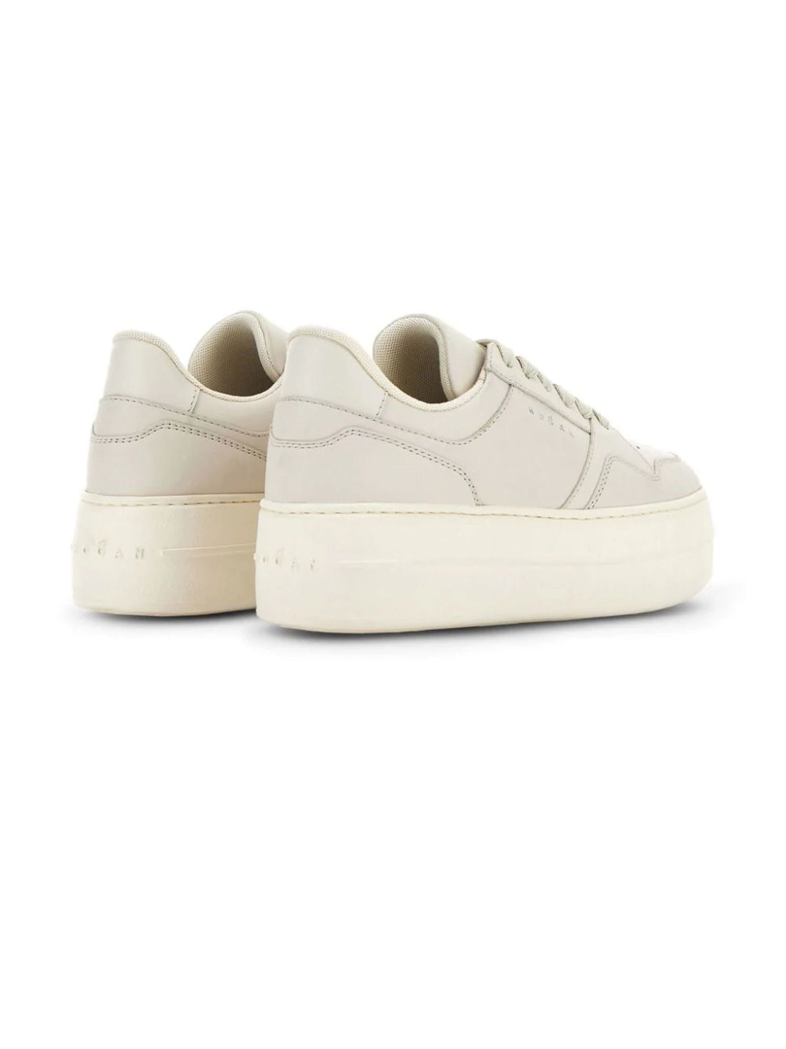 Shop Hogan Sneakers Beige