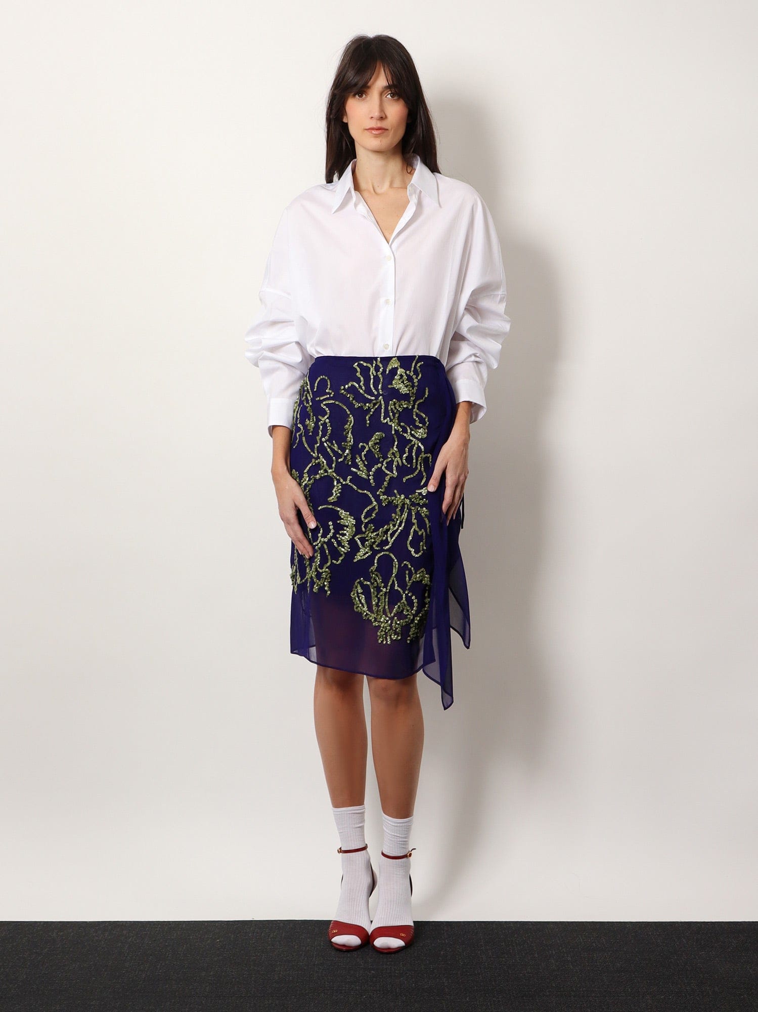 Shop Dries Van Noten Cotton Shirt