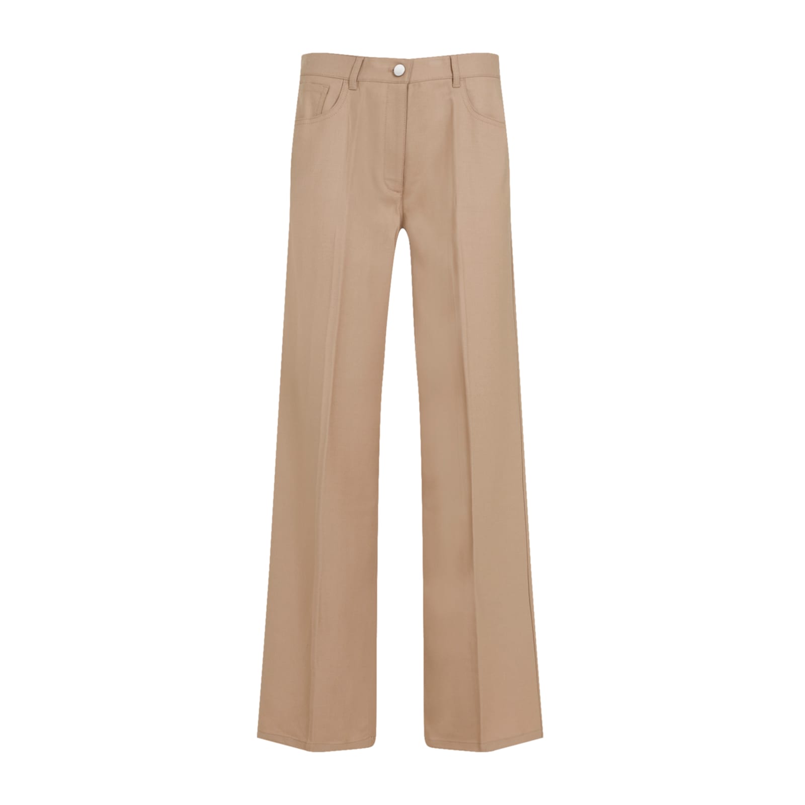 Theory New Camel Brown Wool Pants In New Camel