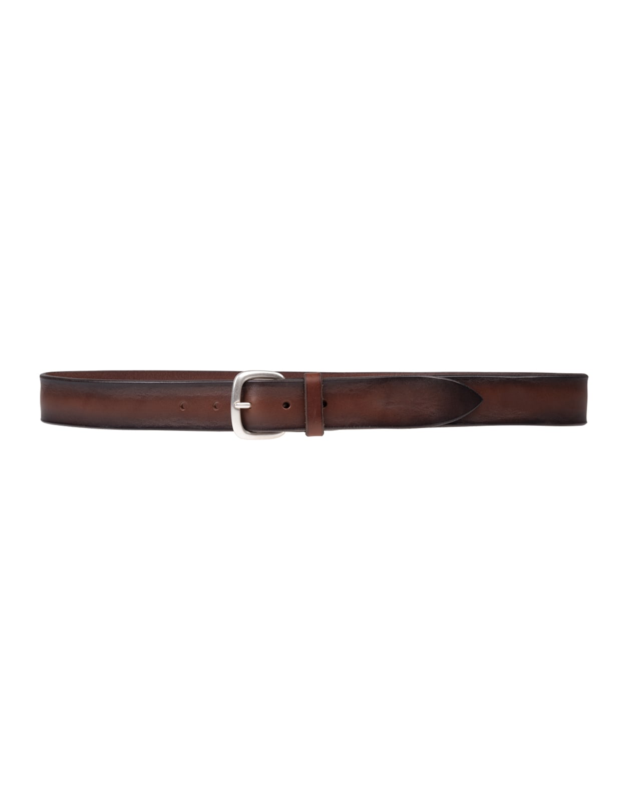 Shop Orciani Bull Soft Belt In Brown Leather
