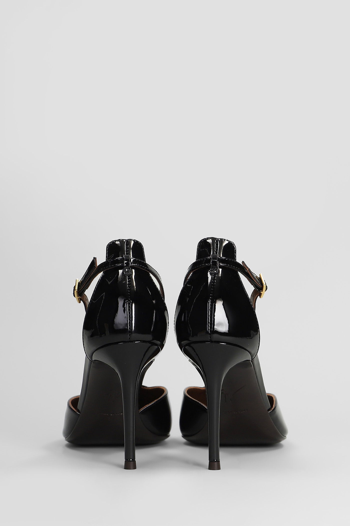 Giuseppe Zanotti Patent Leather Pointed-toe Pumps In Black