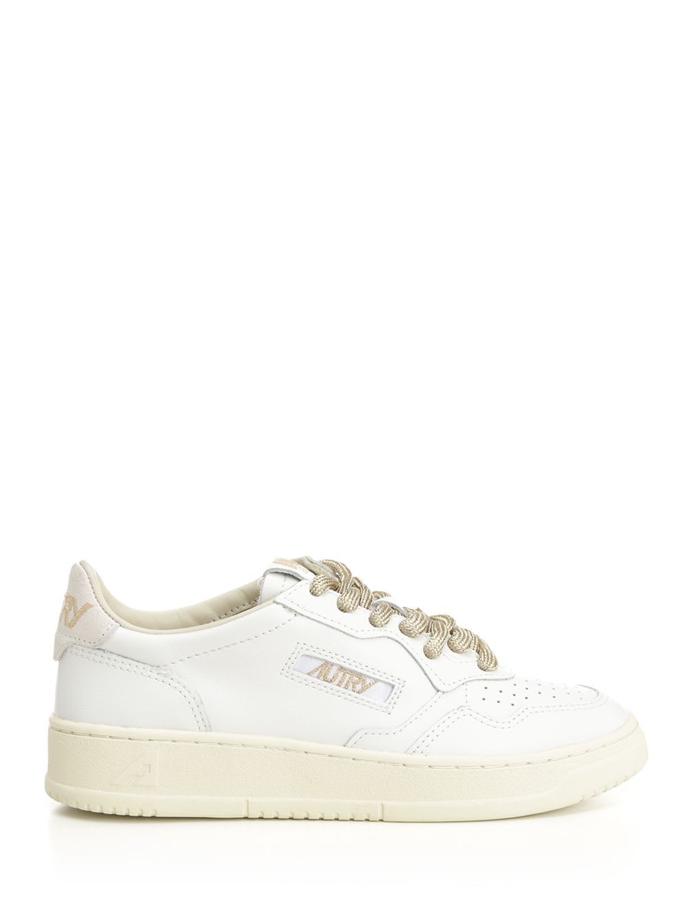 Autry Medalist Leather Low-top Sneakers In White