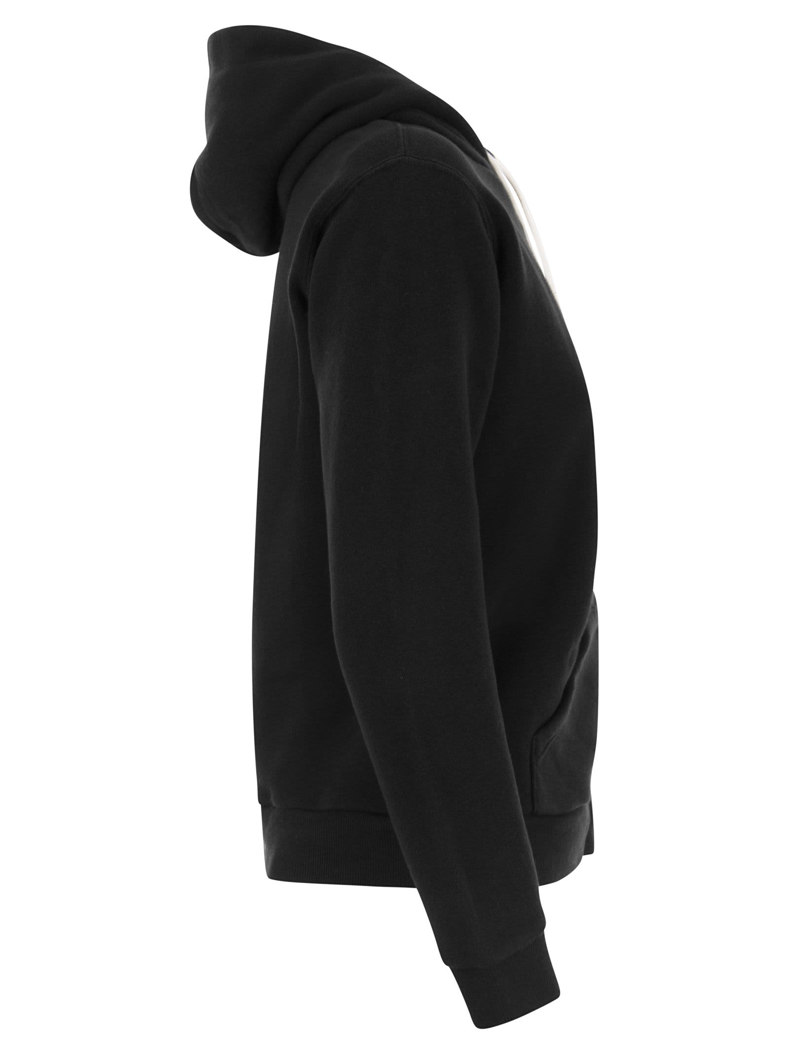 Shop Polo Ralph Lauren Hoodie With Zip In Black
