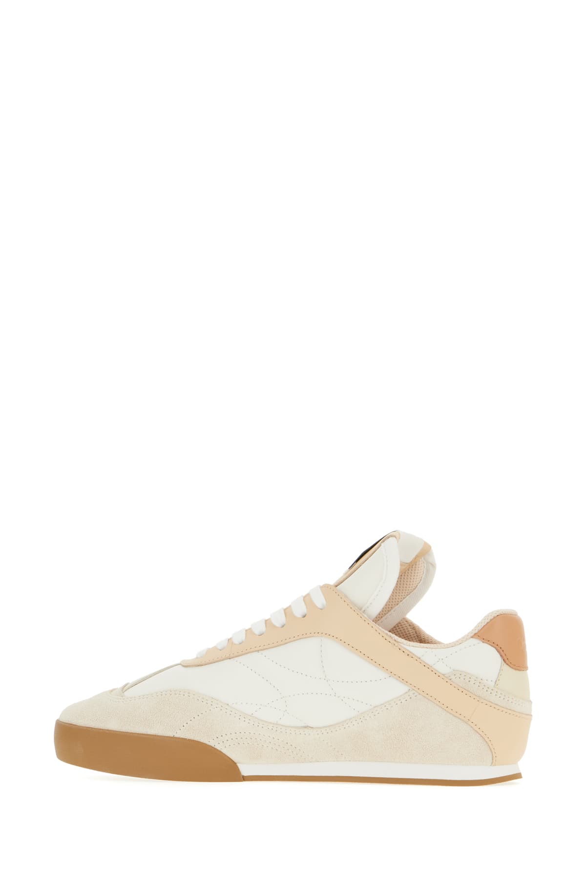 Chloé Multicolor Kick Leather And Suede Sneakers