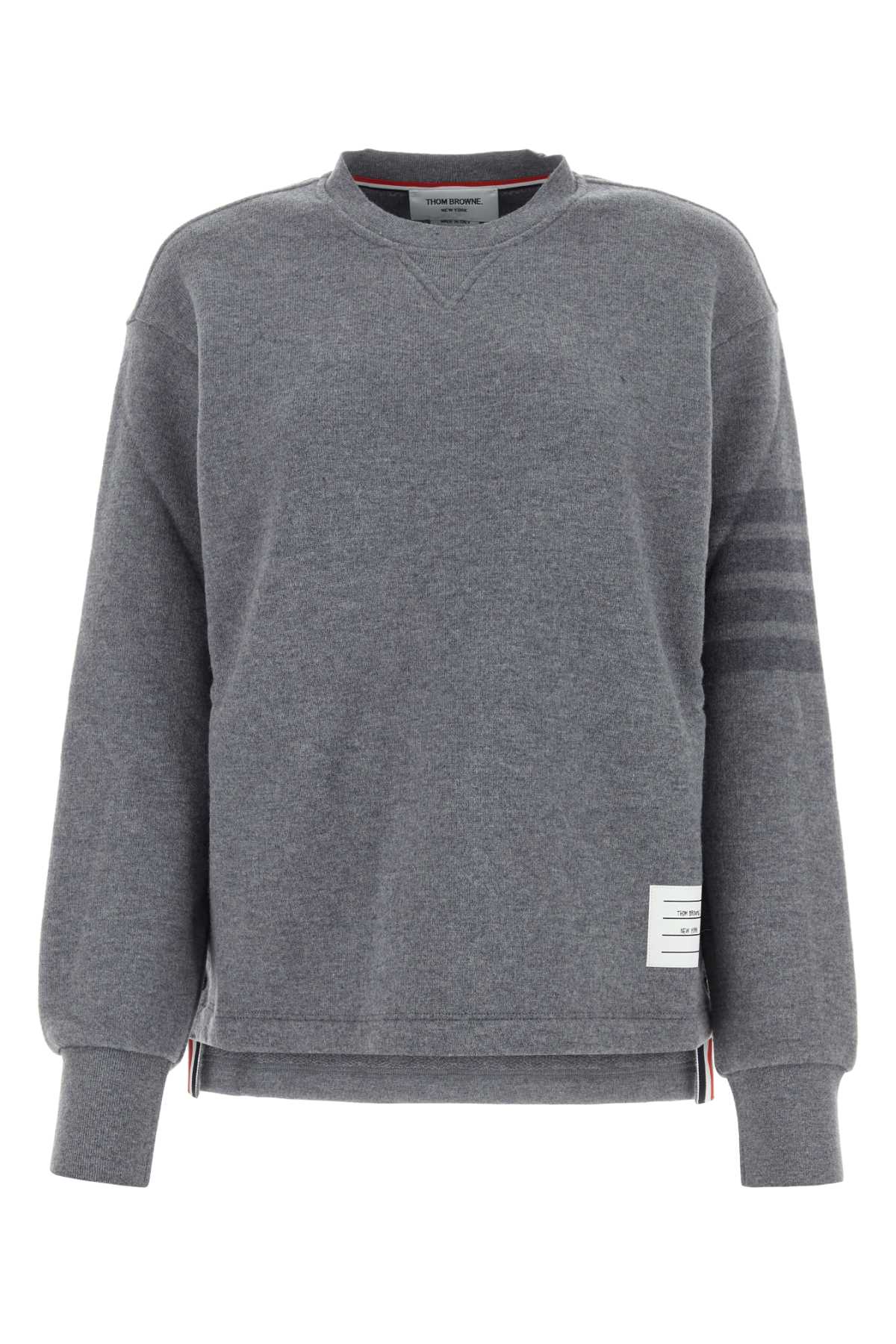 Grey Wool Sweatshirt