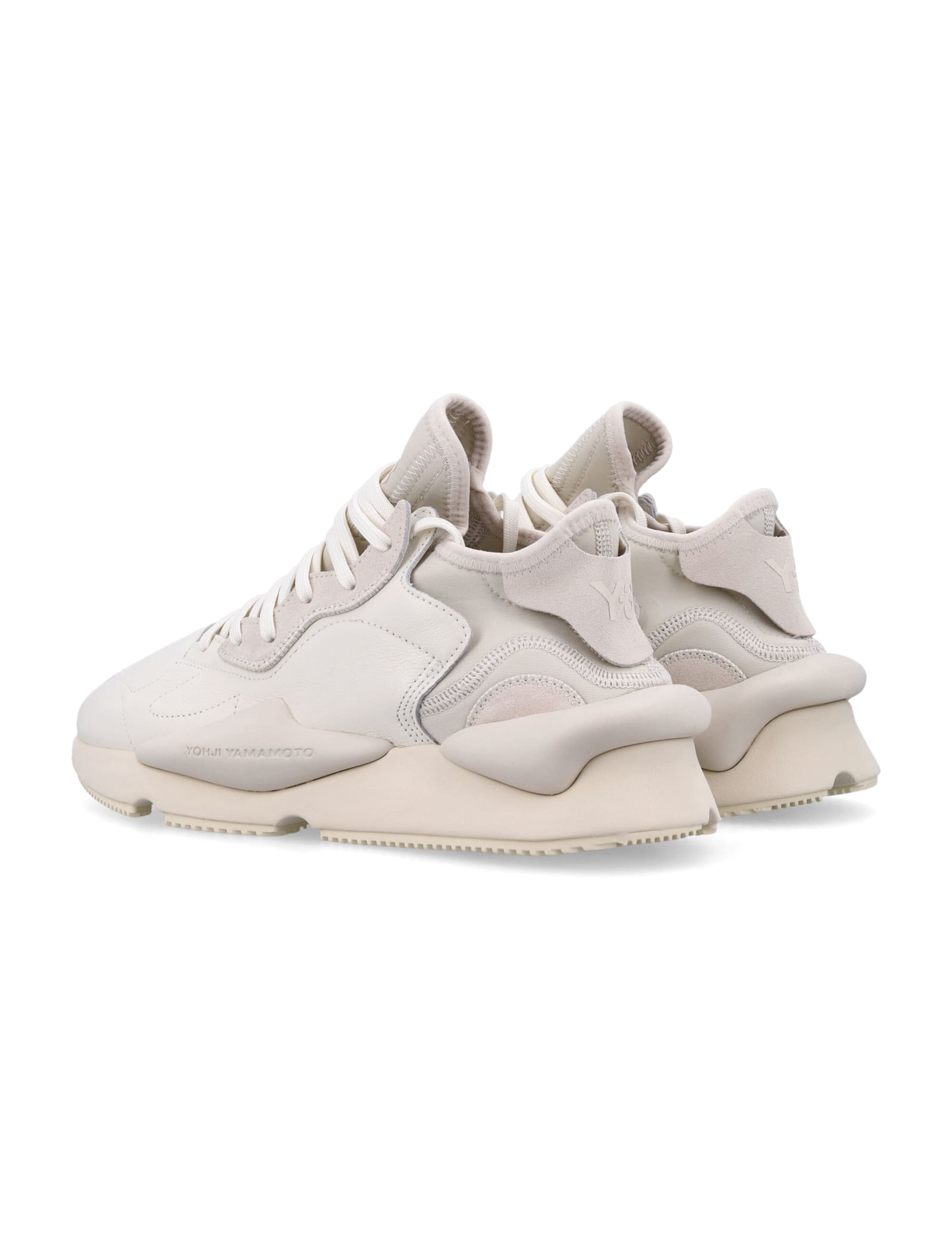 Shop Y-3 Kaiwa Sneakers In White