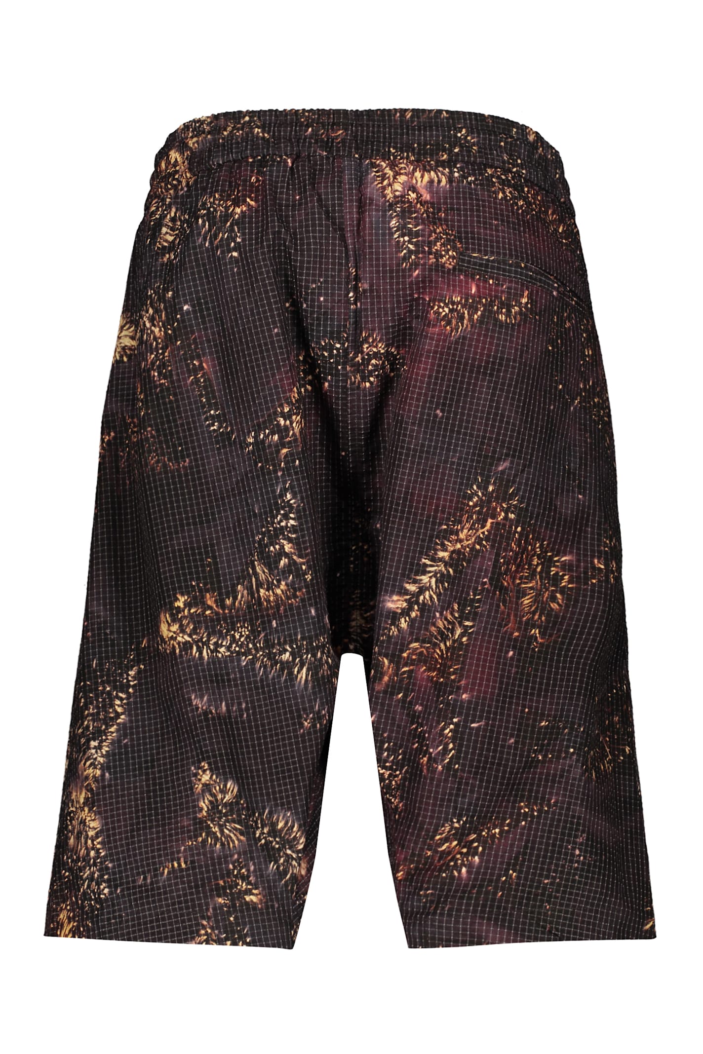 Iso.poetism Cotton Bermuda Shorts In Black