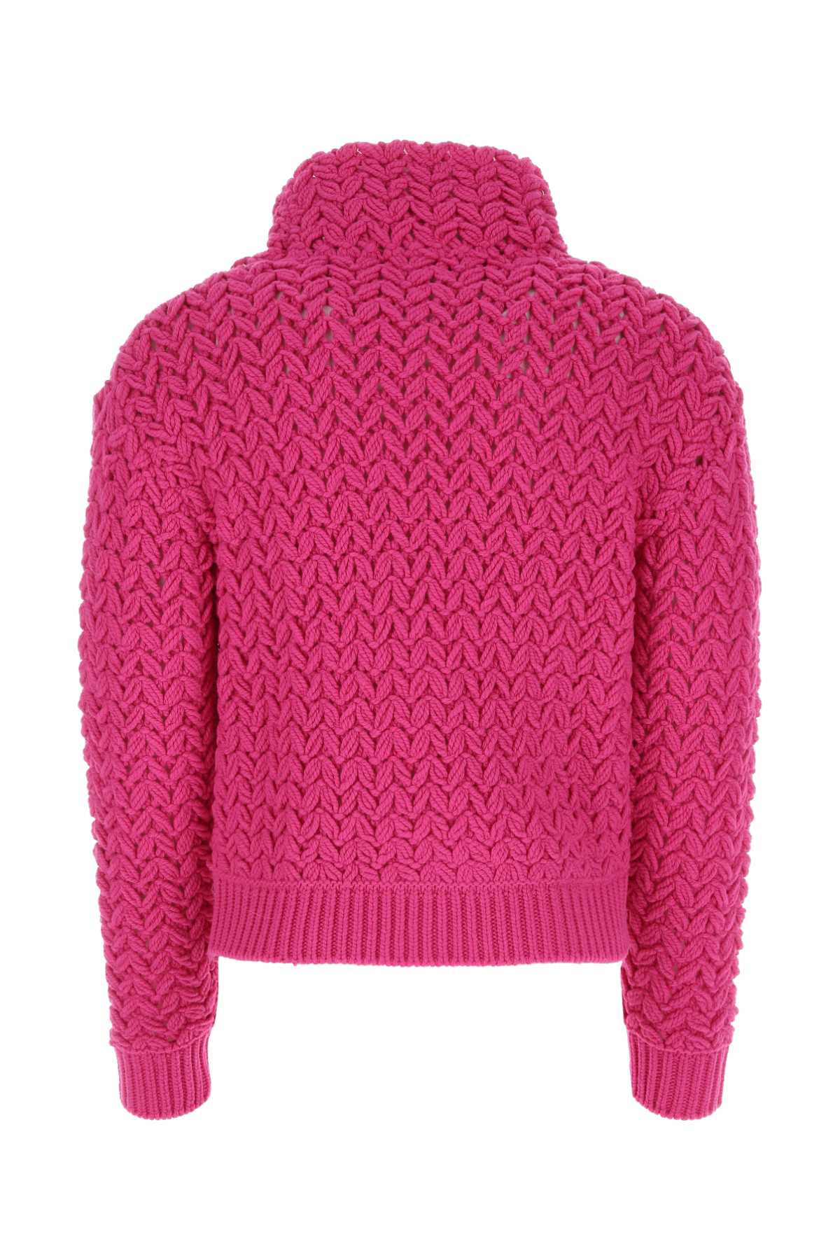 Shop Valentino Pink Pp Wool Sweater In Uwt