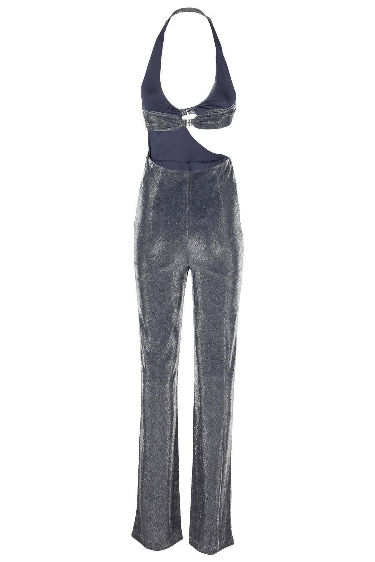 Shop Rotate Birger Christensen Metallic Nylon In Tcx Blue Nights