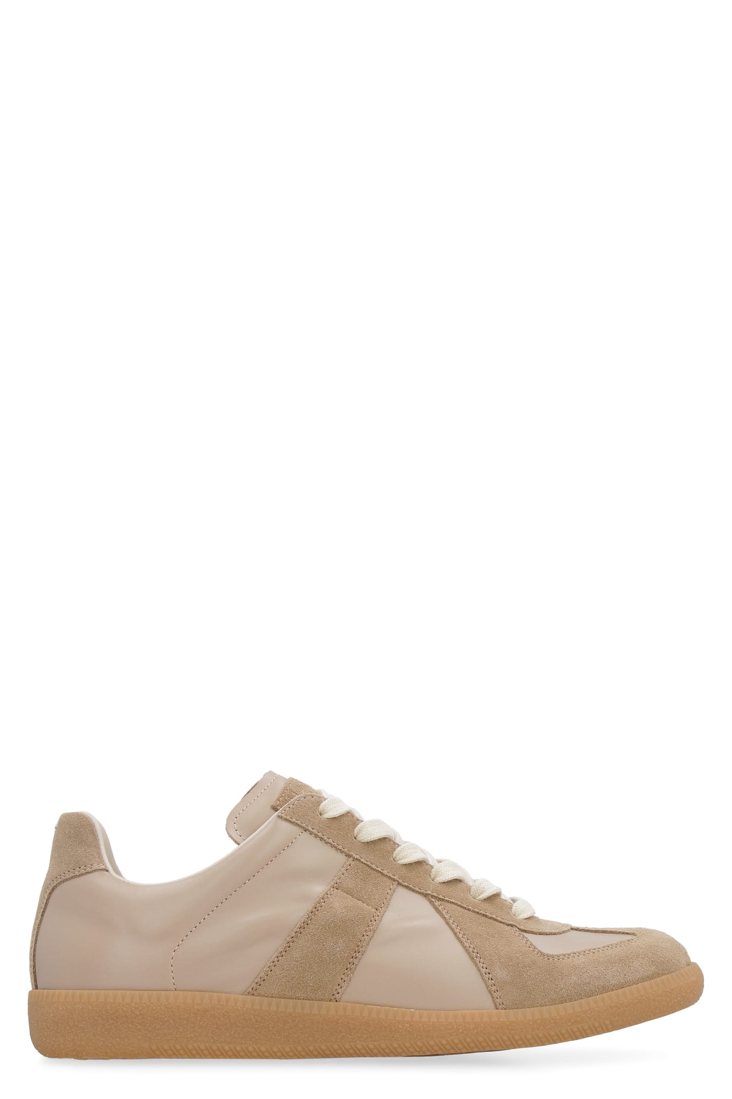 MAISON MARGIELA REPLICA LEATHER LOW-TOP trainers,S57WS0236P1895 T2076