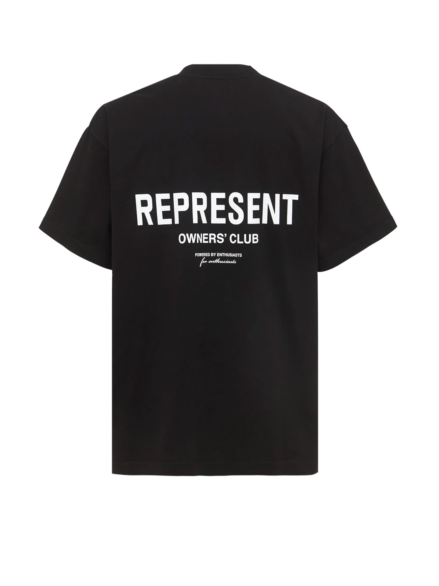 Shop Represent Logo Printed T-shirt In Black