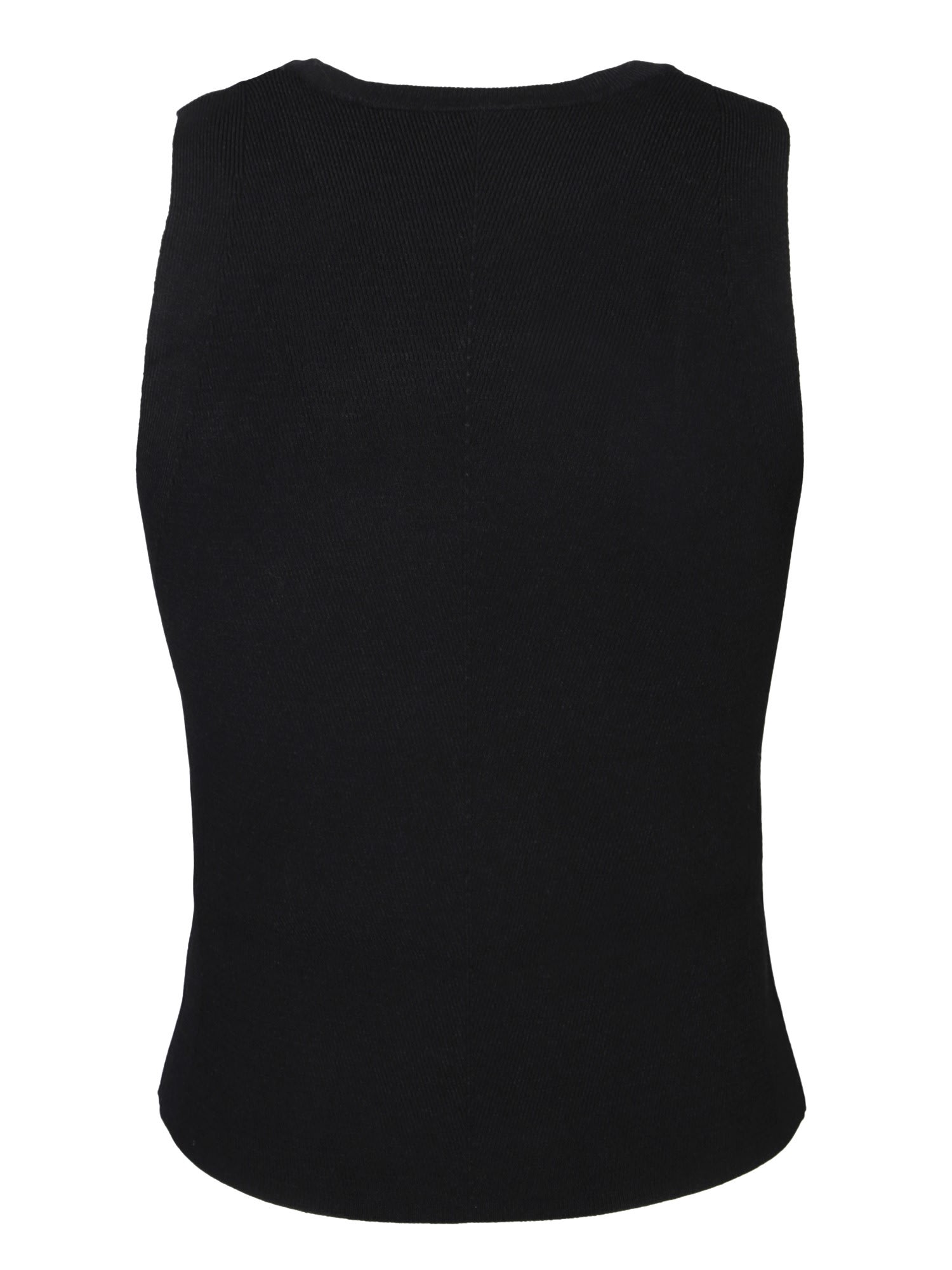 Shop Diesel Top M-onerva Tank Top In Black