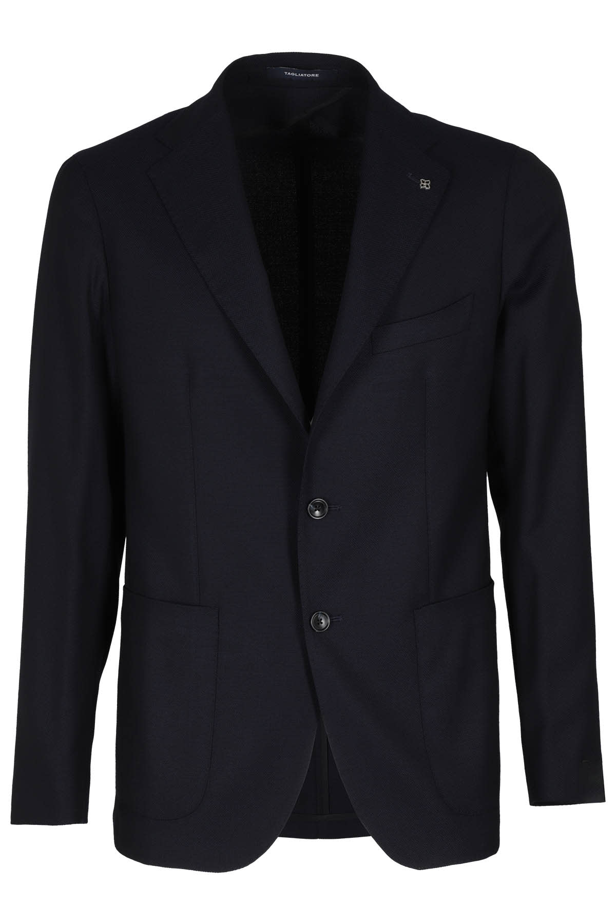 Tagliatore 110s Stretch Virgin Wool Tailored Single-breasted Jacket In Blu