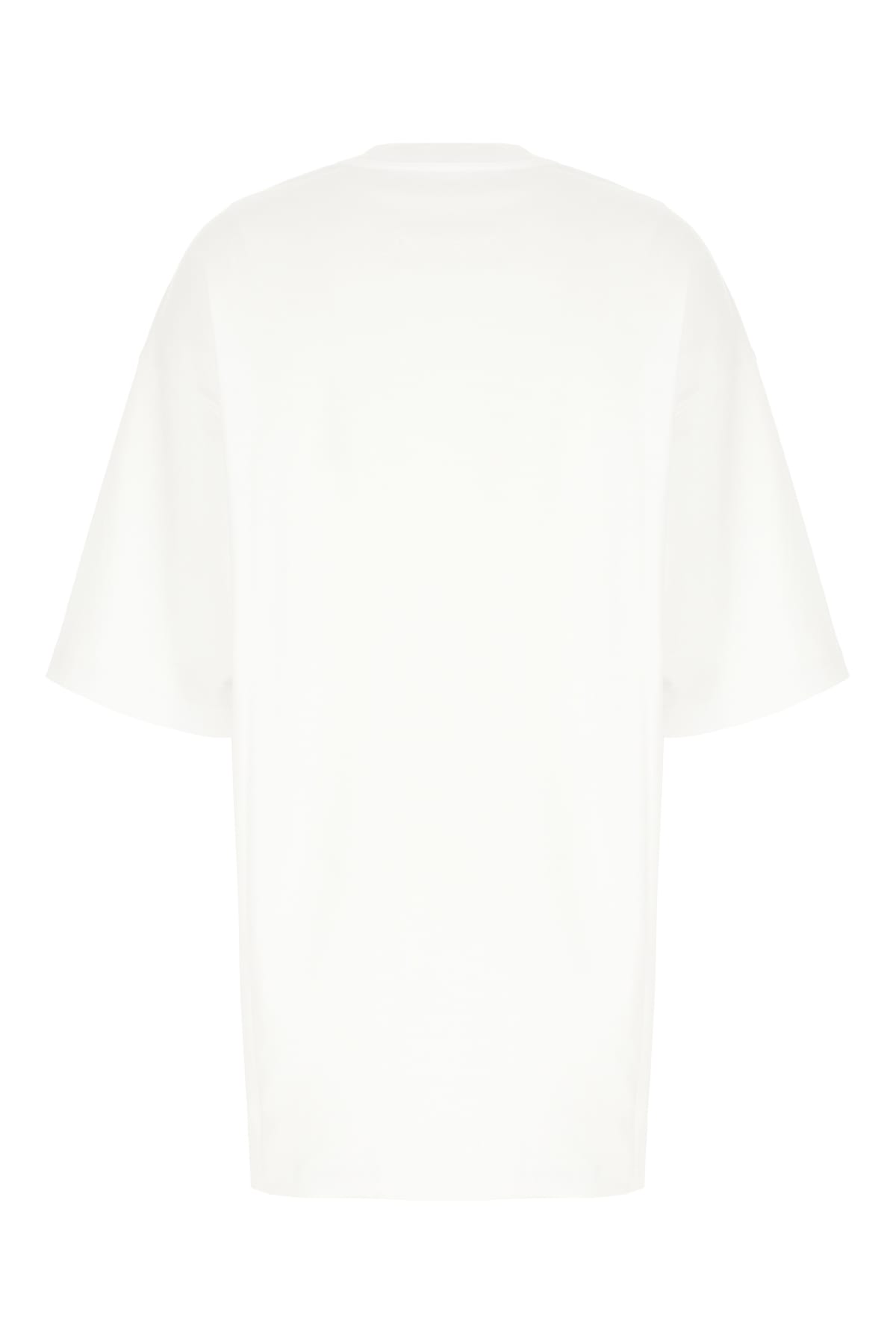 Moschino Crew Neck Graphic Print T-shirt Short Sleeves In White