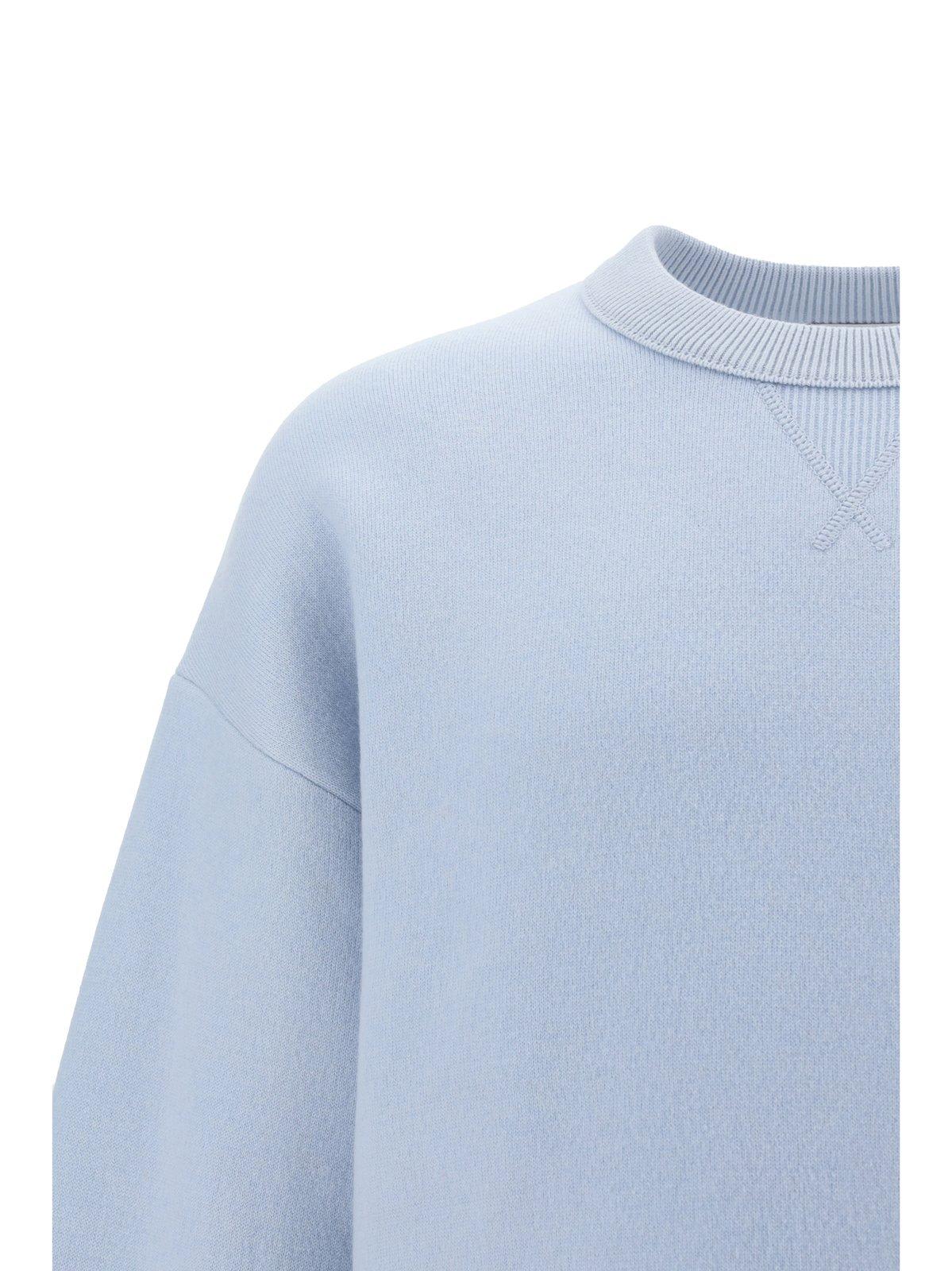 Shop Bottega Veneta Crewneck Sweatshirt In Bubble