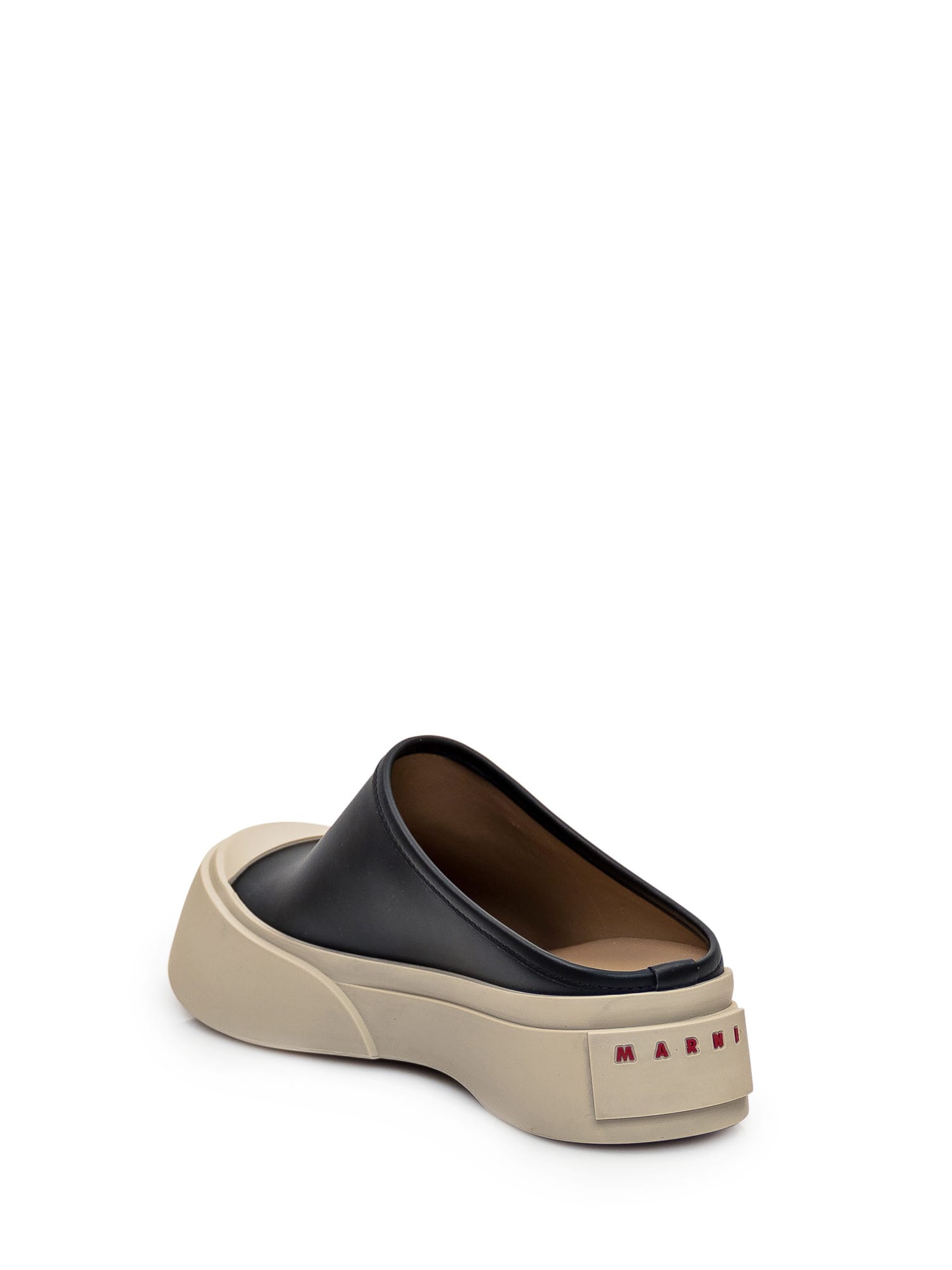 Shop Marni Mary Jane Sabot In Black