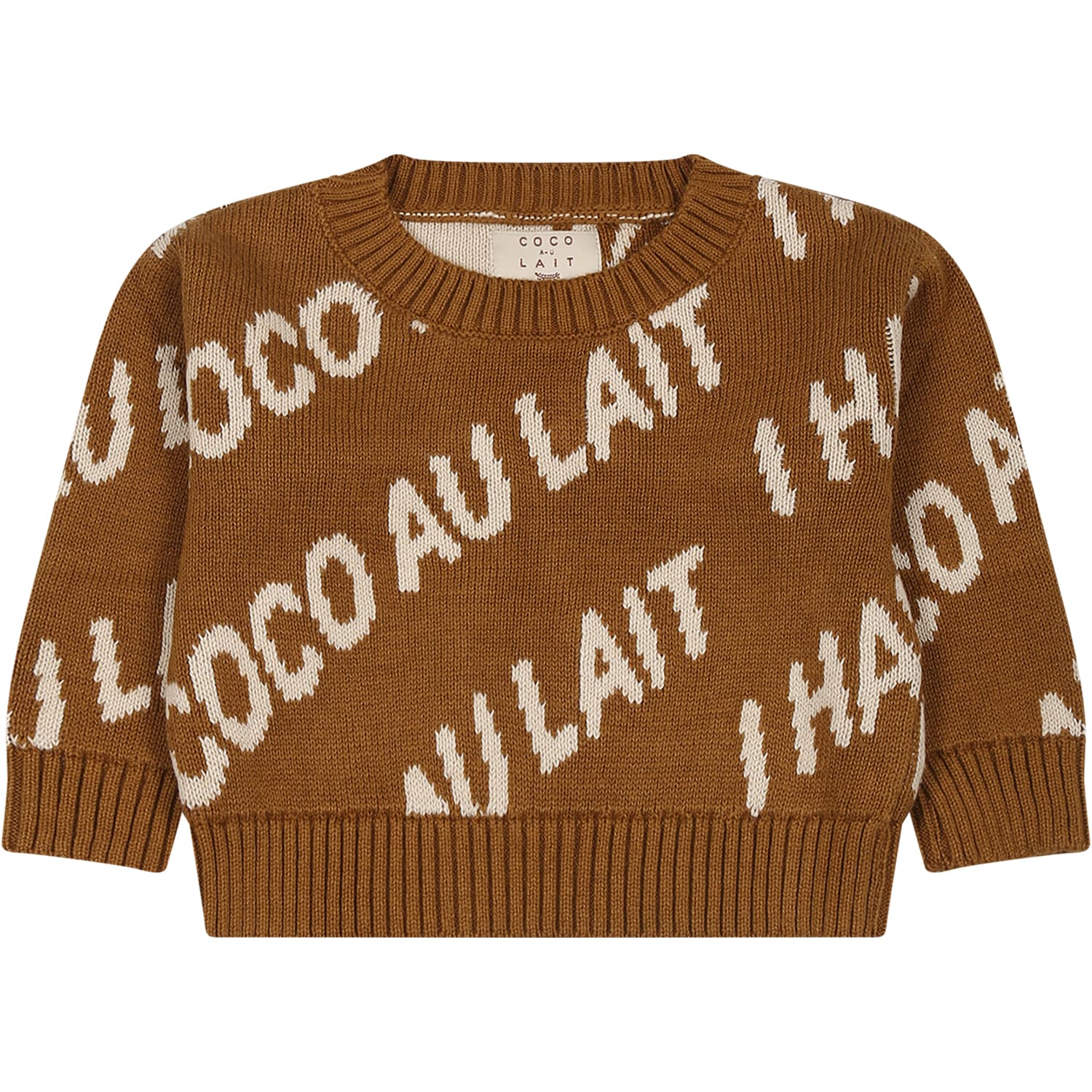 Coco Au Lait Brown Sweater For Baby Kids